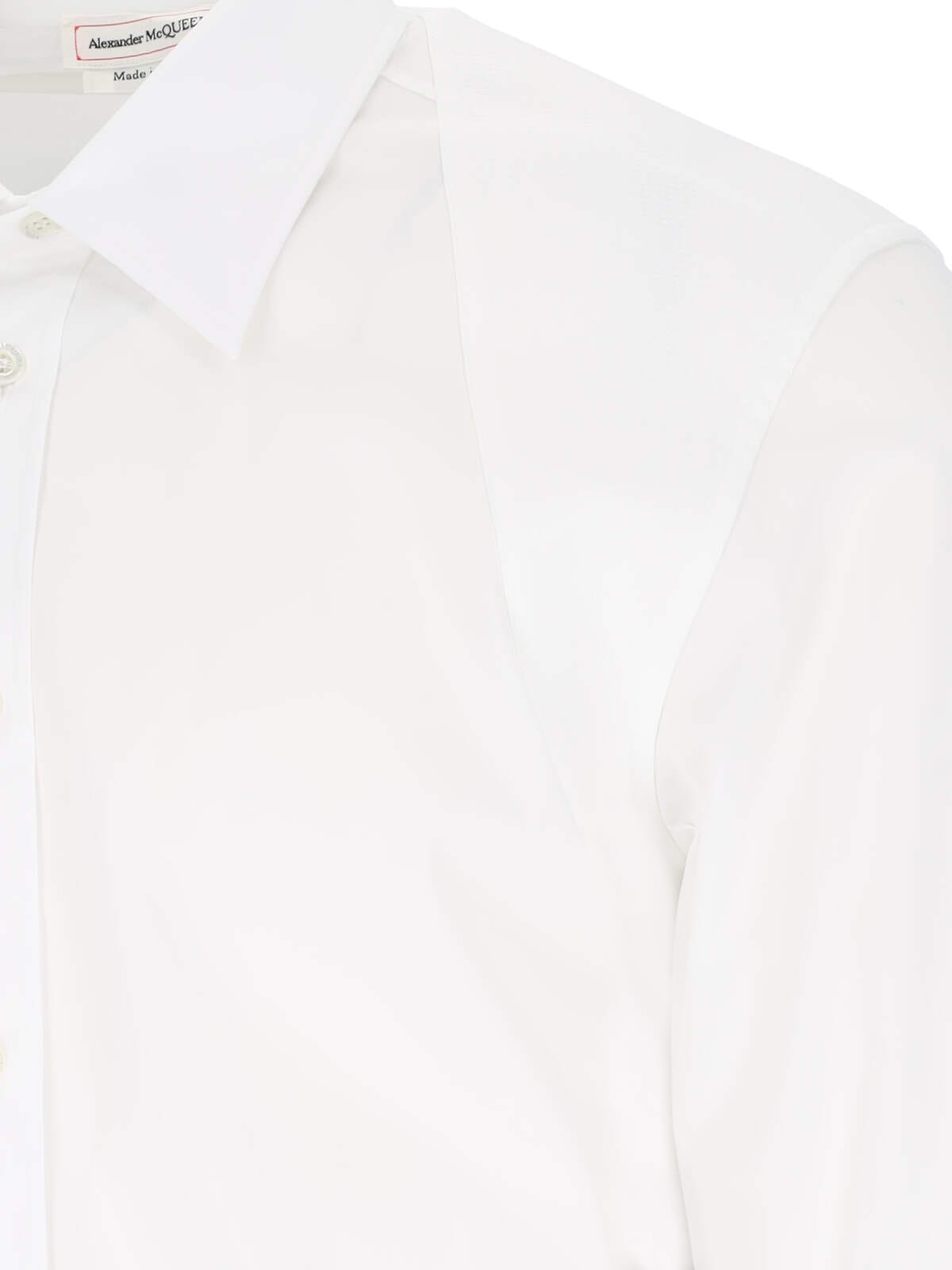 Shop Alexander Mcqueen Harness Shirt In White