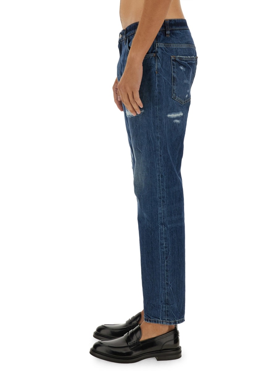 Shop Dolce & Gabbana Jeans Loose In Denim