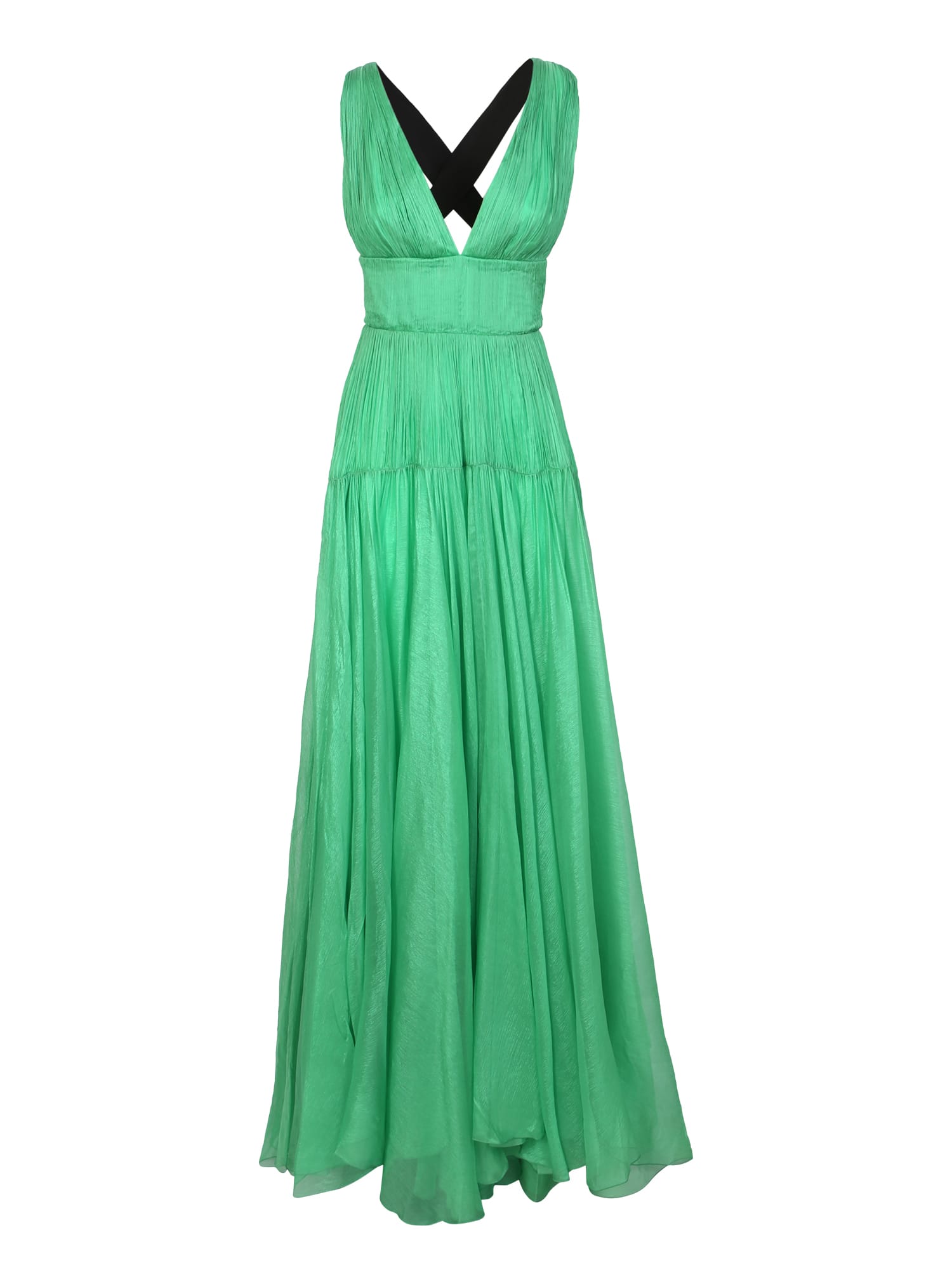 Shop Maria Lucia Hohan Green Calliope Dress