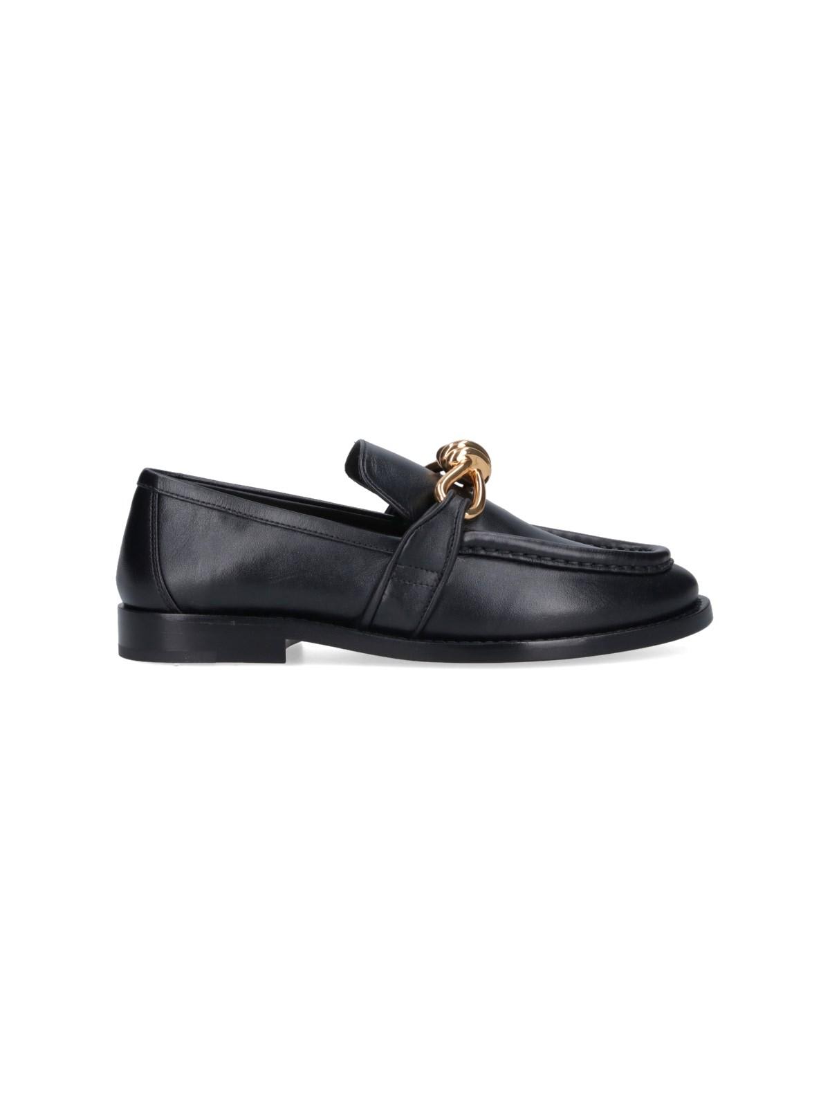 Shop Bottega Veneta Astaire Loafers In Black