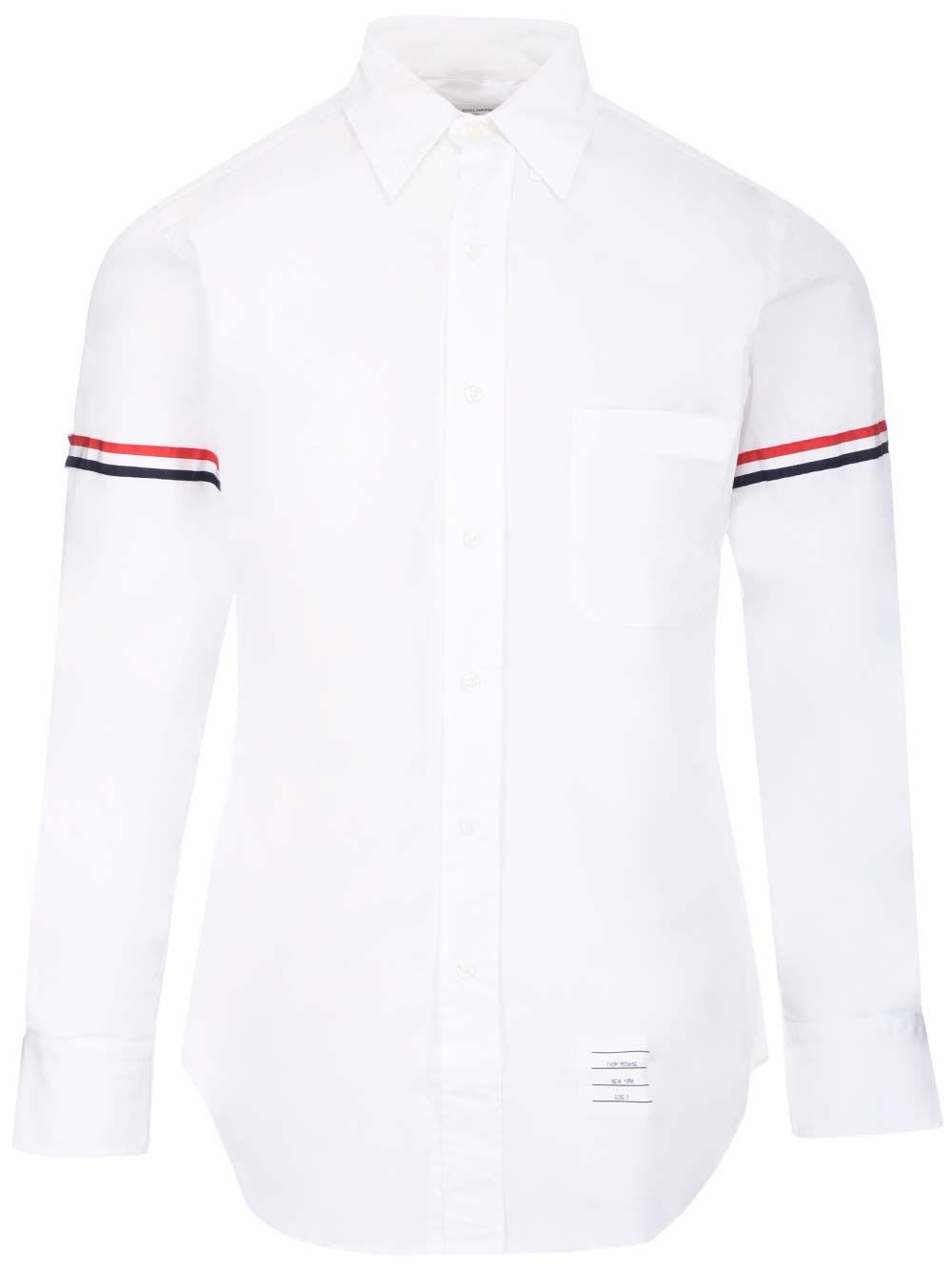 Shop Thom Browne White Shirt