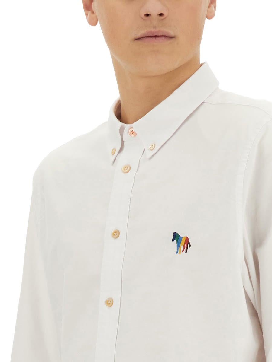 Ps By Paul Smith Ps Paul Smith Shirt With Logo In Neutral