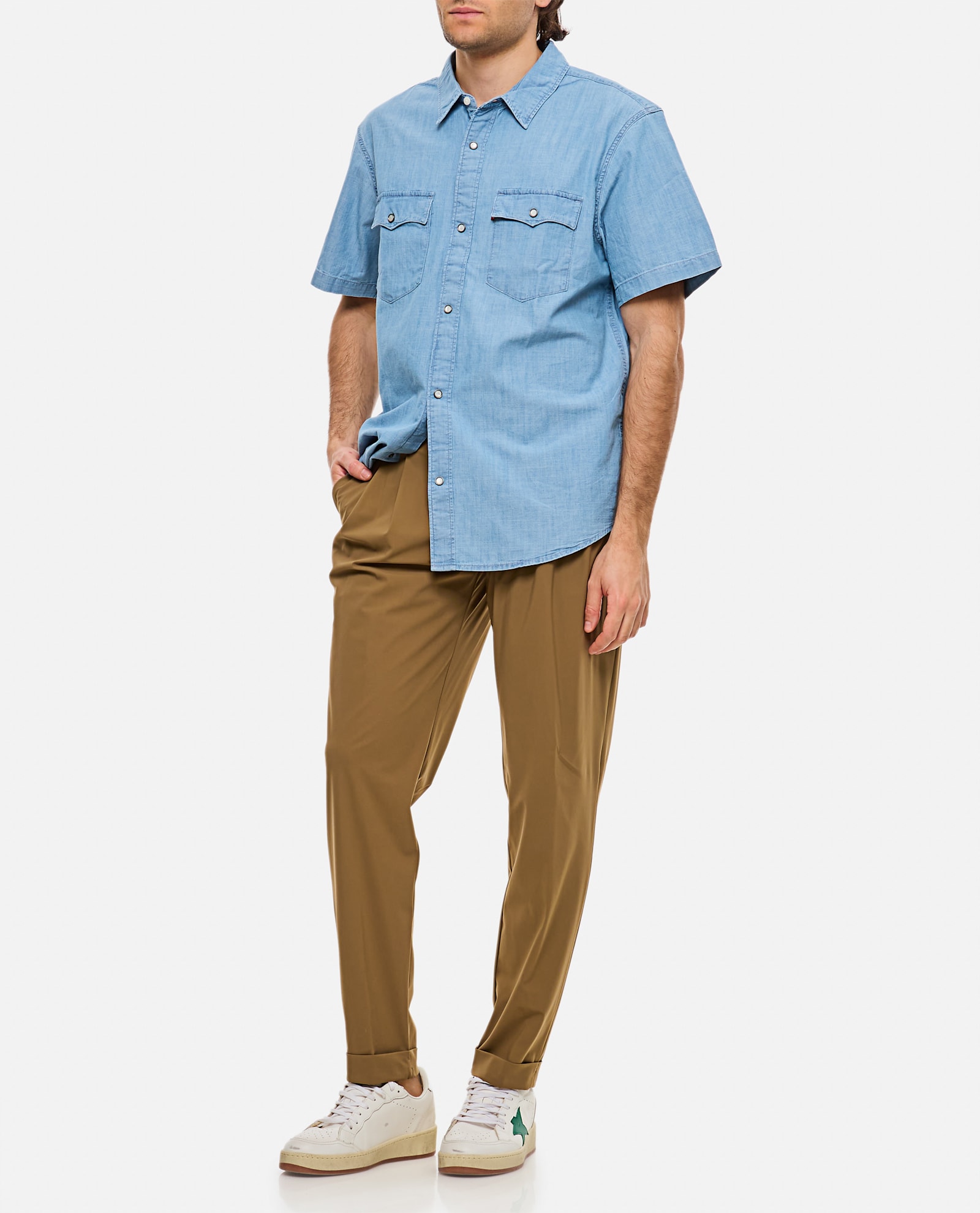 Rrd - Roberto Ricci Design Surflex Chino Pence Pant In Brown