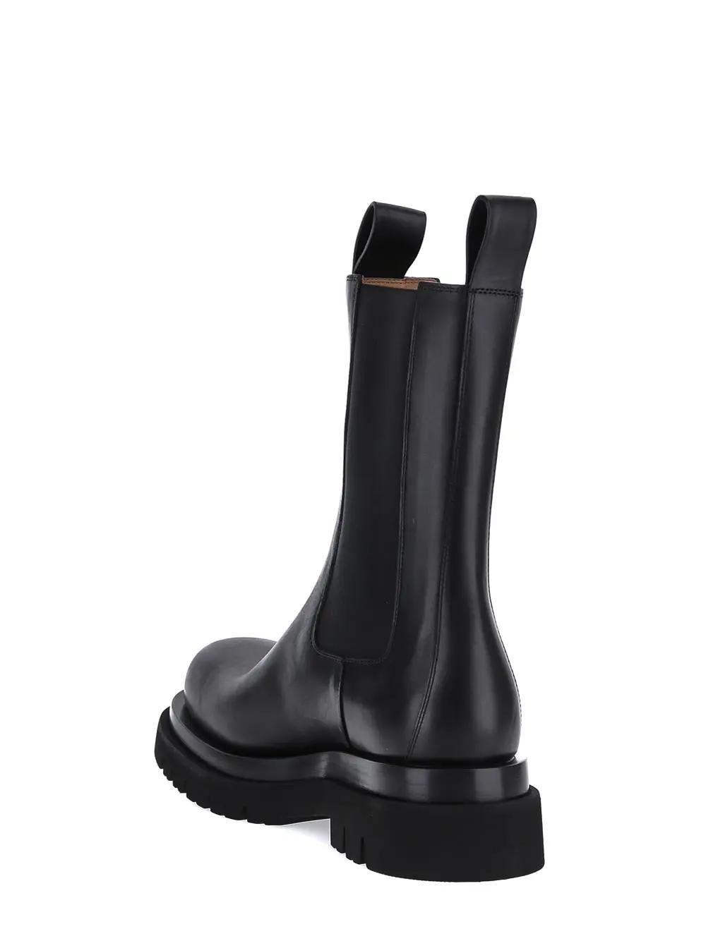 Shop Bottega Veneta Lug Boot In Black