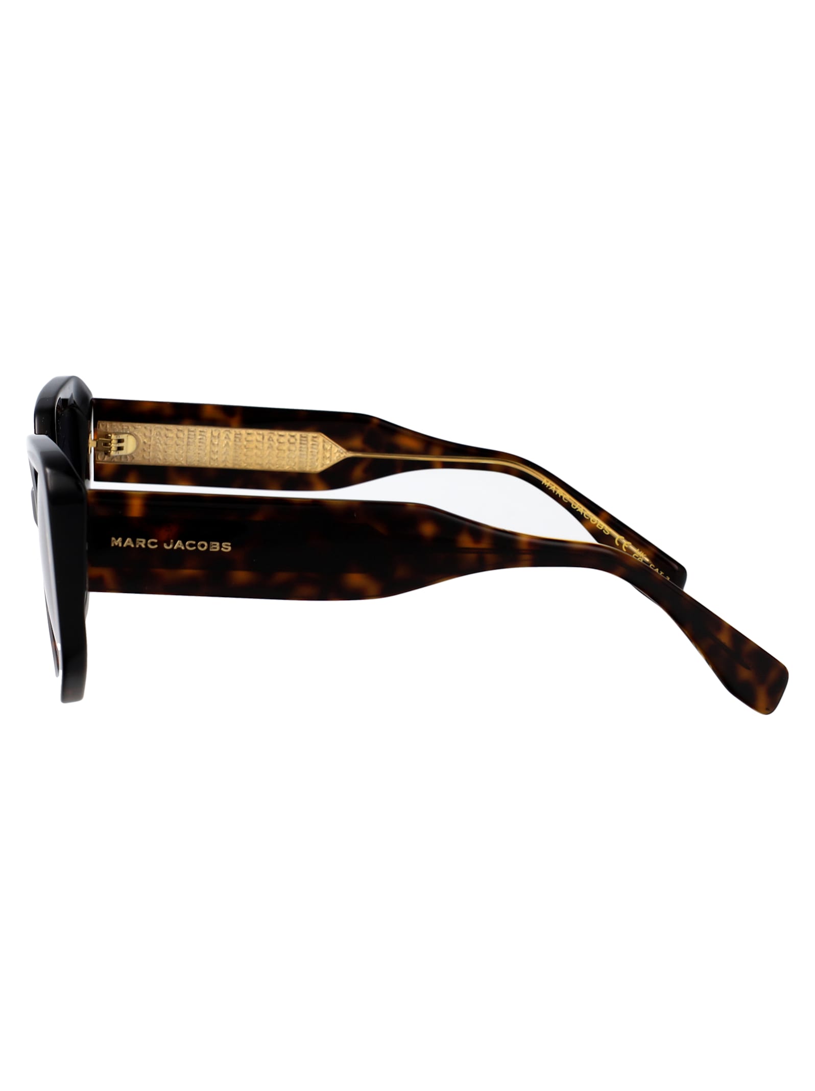 Marc Jacobs Havana Acetate Sunglasses In Brown