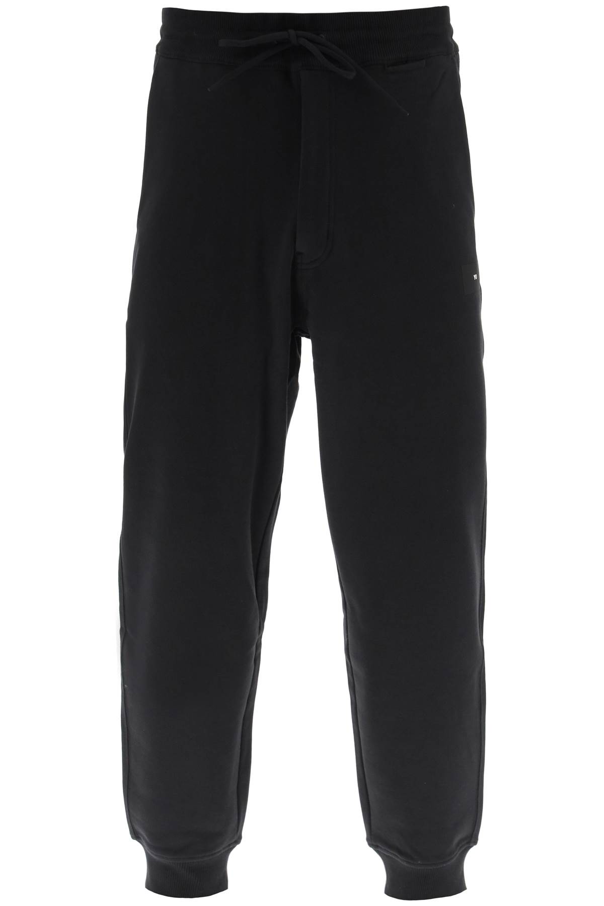 Shop Y-3 Organic Cotton Sweatpants In Black (black)
