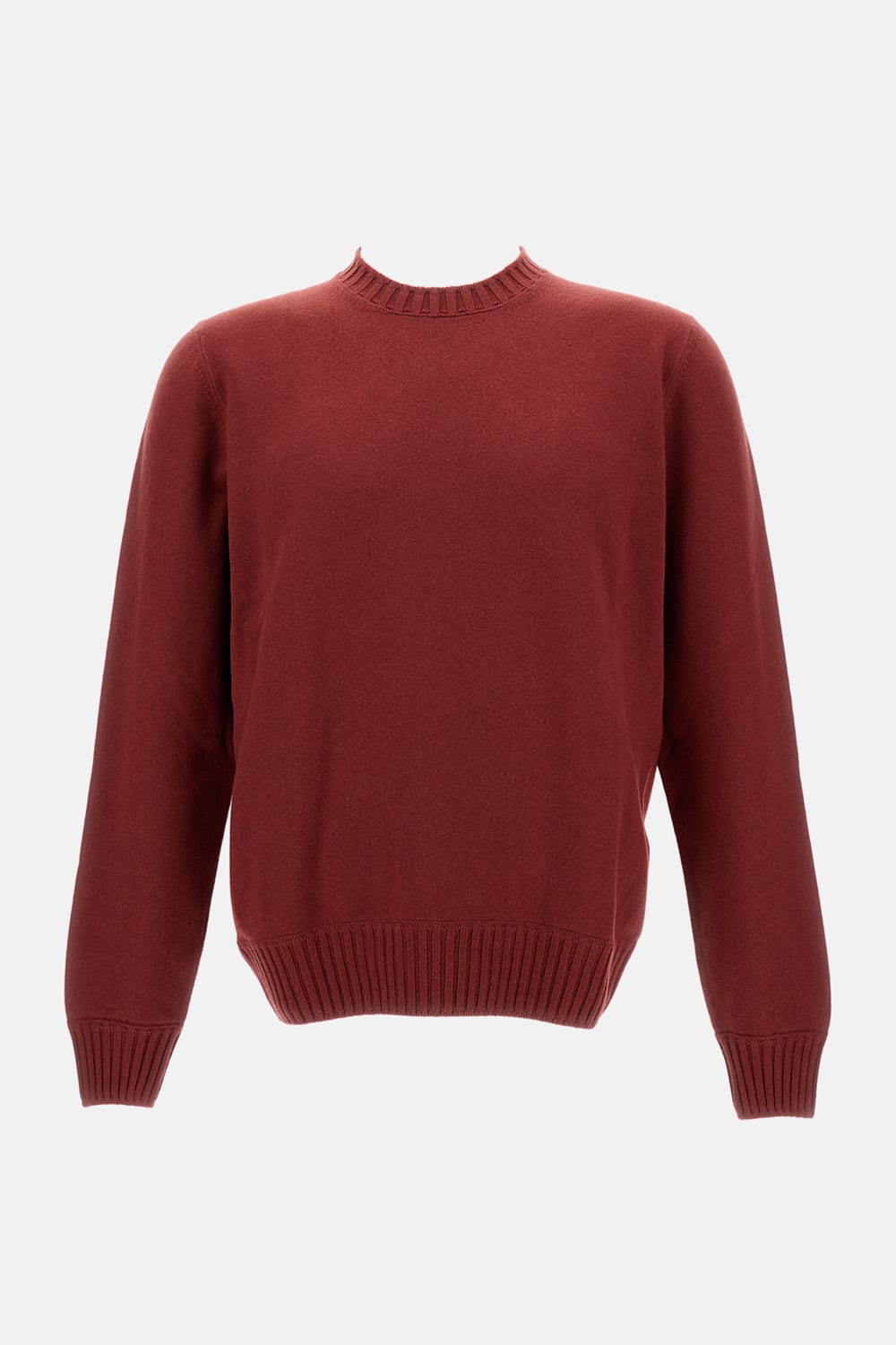 Gran Sasso Crew Neck Sweater In Red