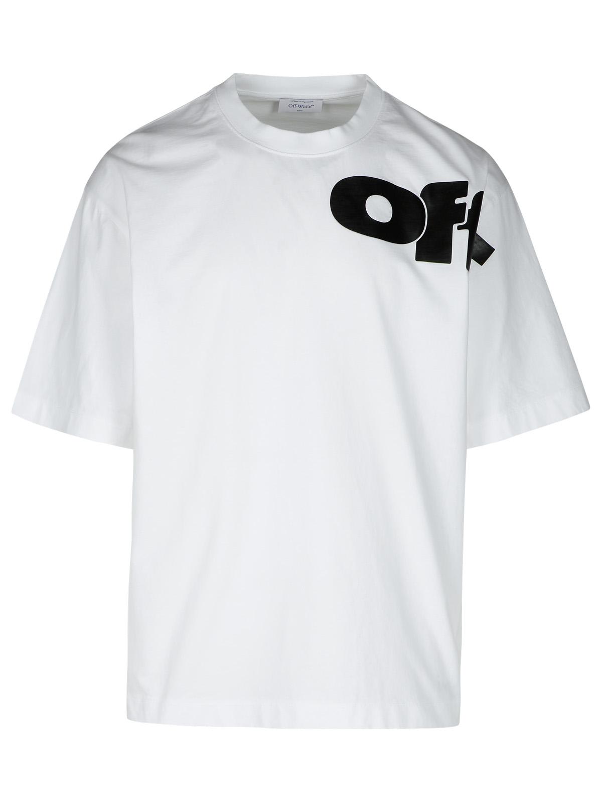 Shop Off-white Shared White Cotton T-shirt