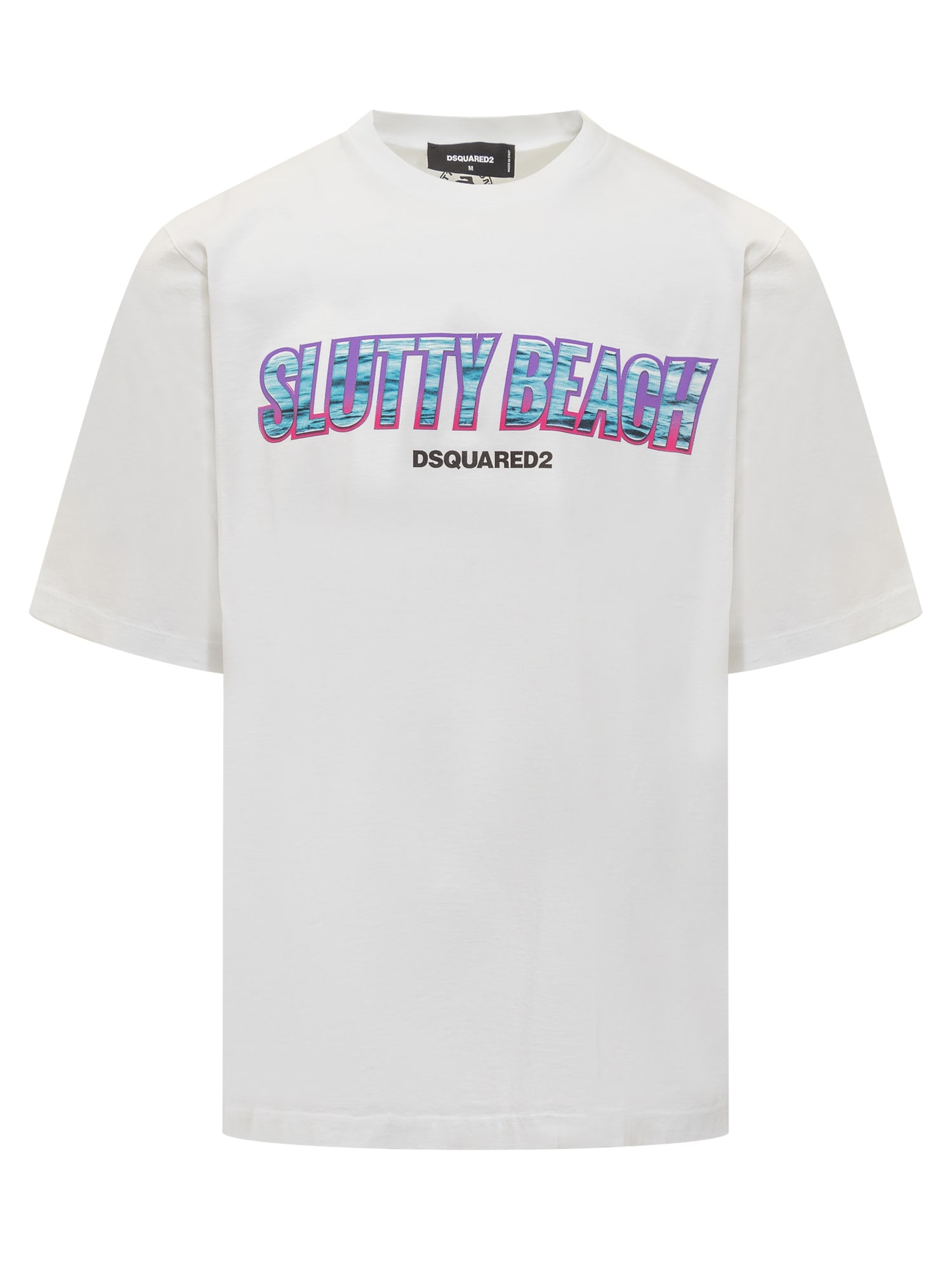 Shop Dsquared2 Slutty Beach T-shirt In White