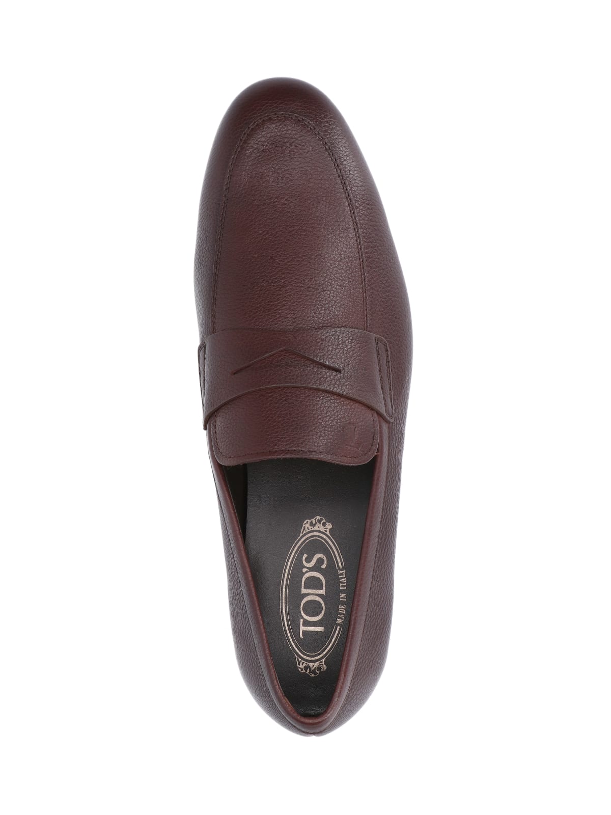 Shop Tod's Slip-on Loafers In Brown