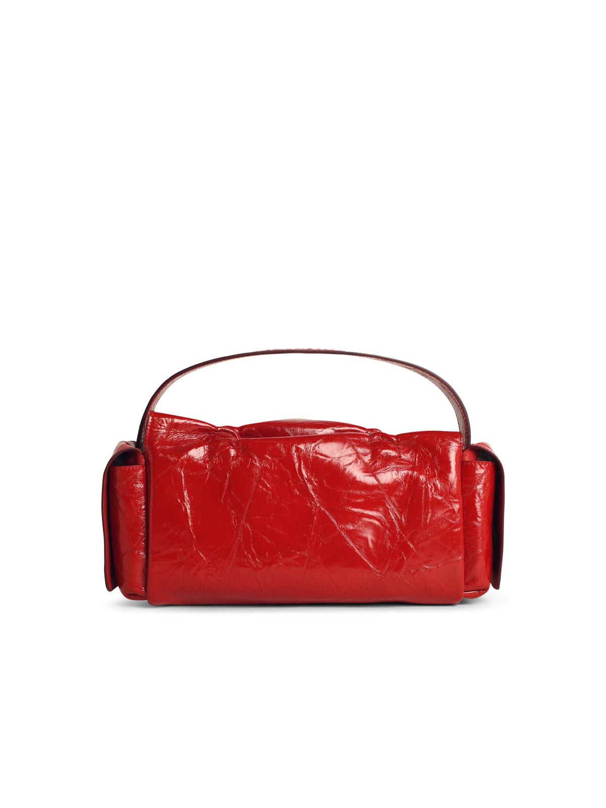 Acne Studios Multipocket Micro Bag In Red
