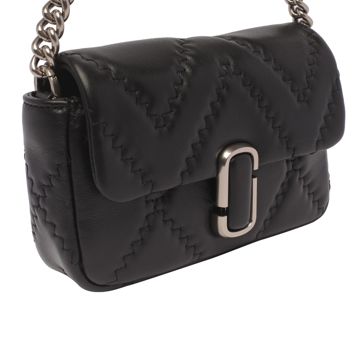 Shop Marc Jacobs The Mini Shoulder Bag In Black