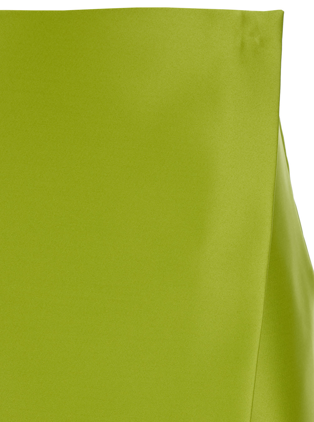 Shop Philosophy Di Lorenzo Serafini Duchesse Green Wrap Miniskirt In Viscose Blend Woman