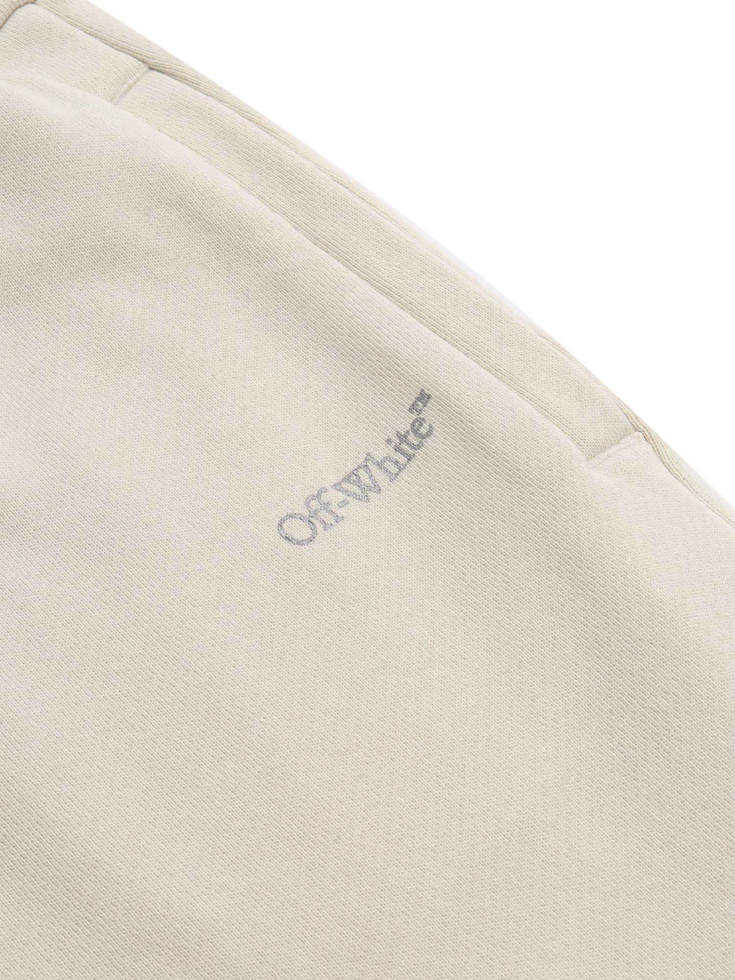Off-white Cargo Bookish Sweatpant Light Grey - Sil In Grey