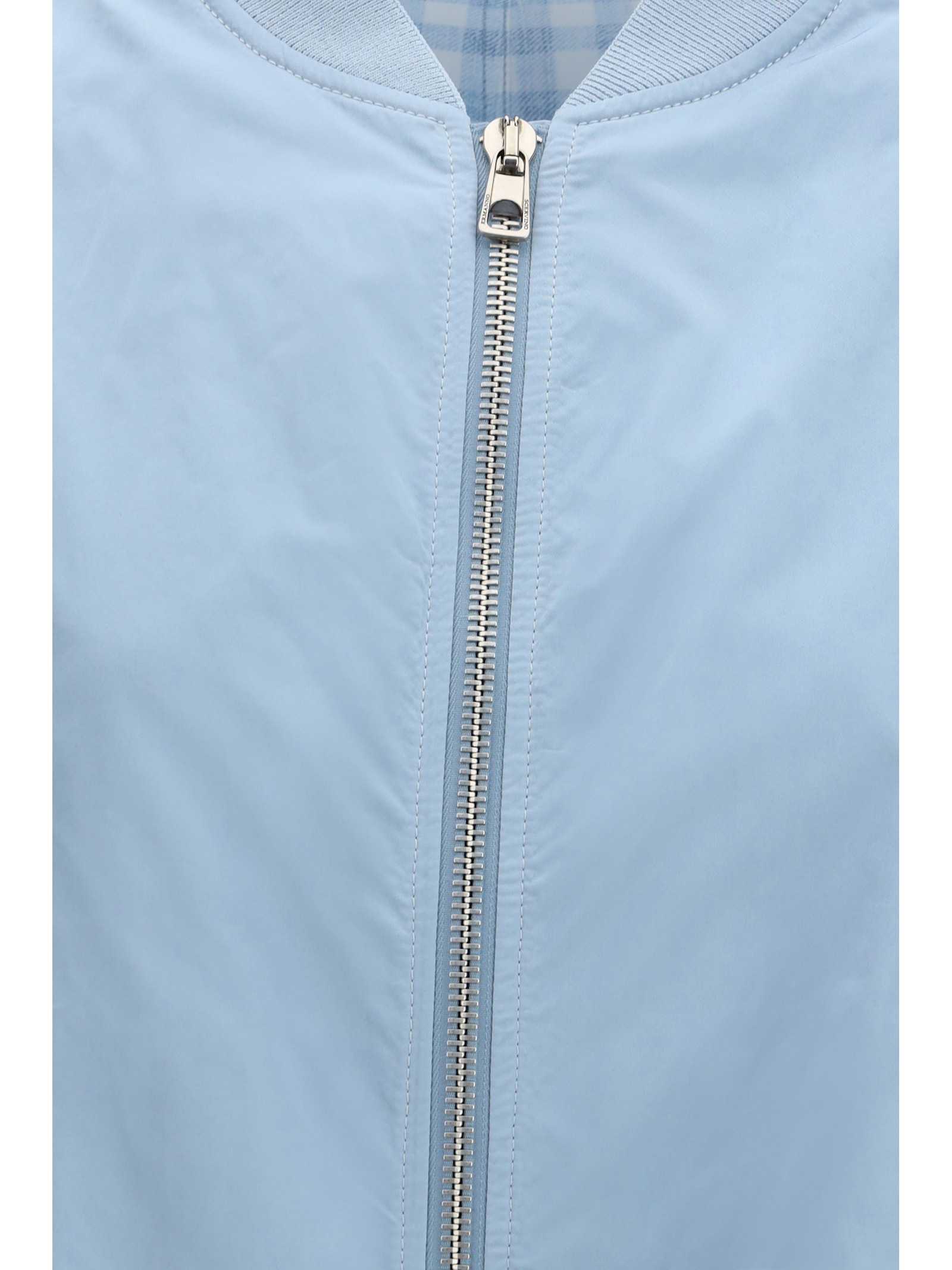 Ermanno Scervino Technical Fabric Bomber In Blue