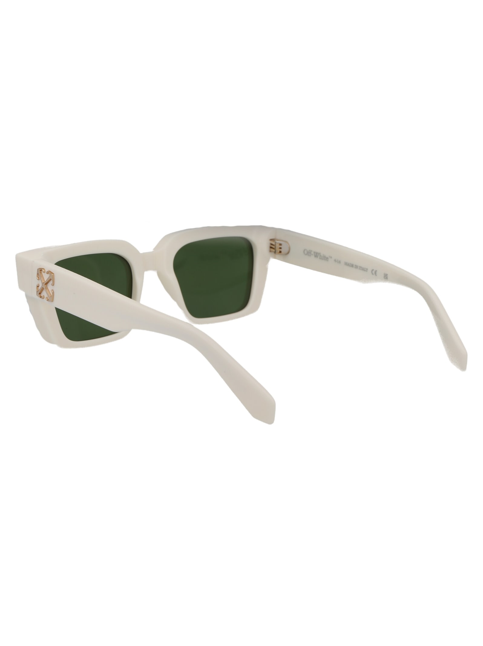 Shop Off-white Virgil L Sunglasses In 0155 White