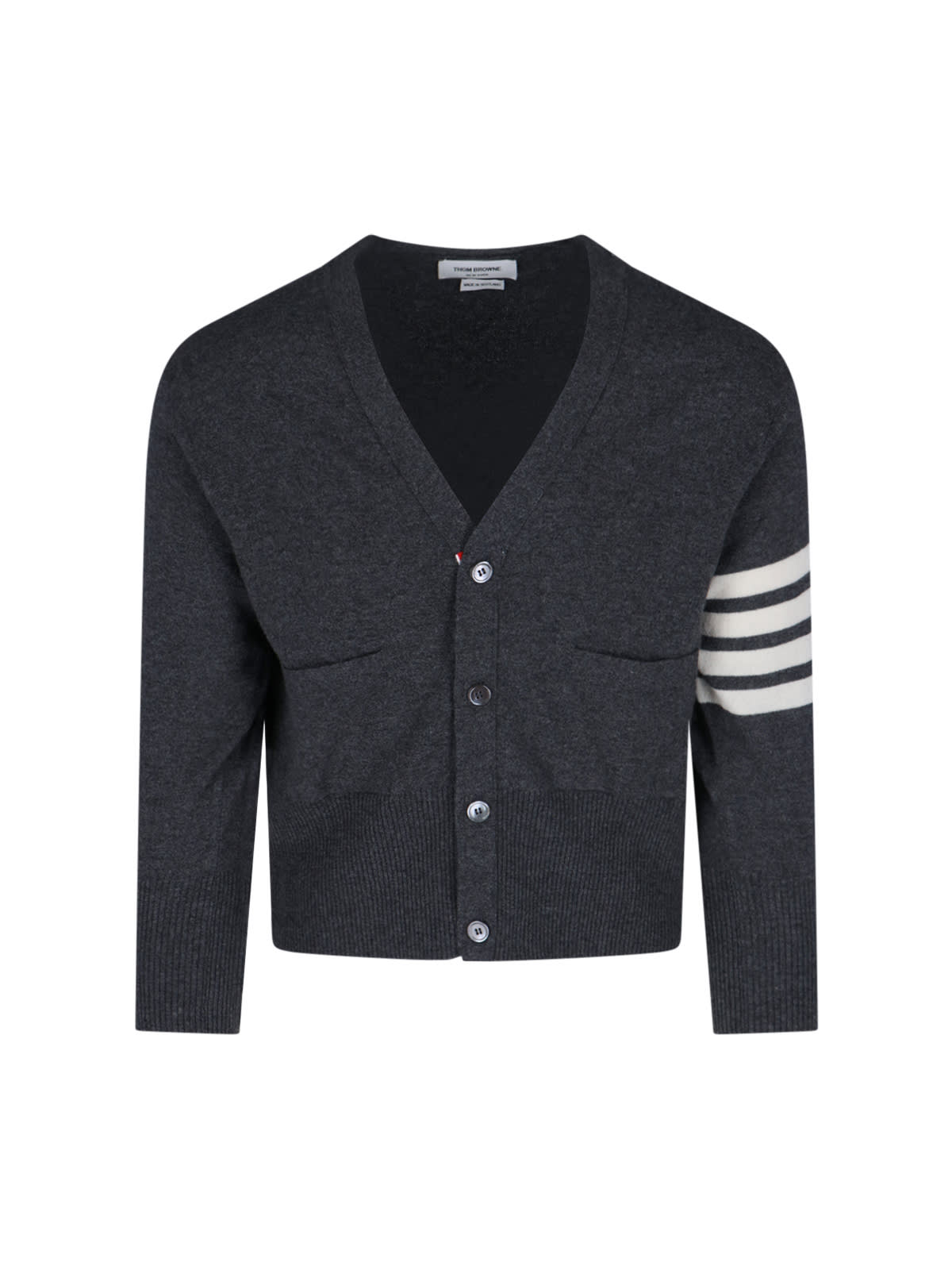 Thom Browne loopback 4-bar Cardigan - Thom Browne - Modalova