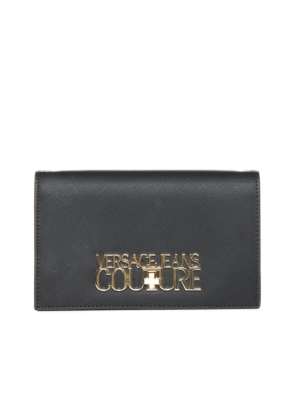 logo-plaque shoulder bag, Versace Jeans Couture