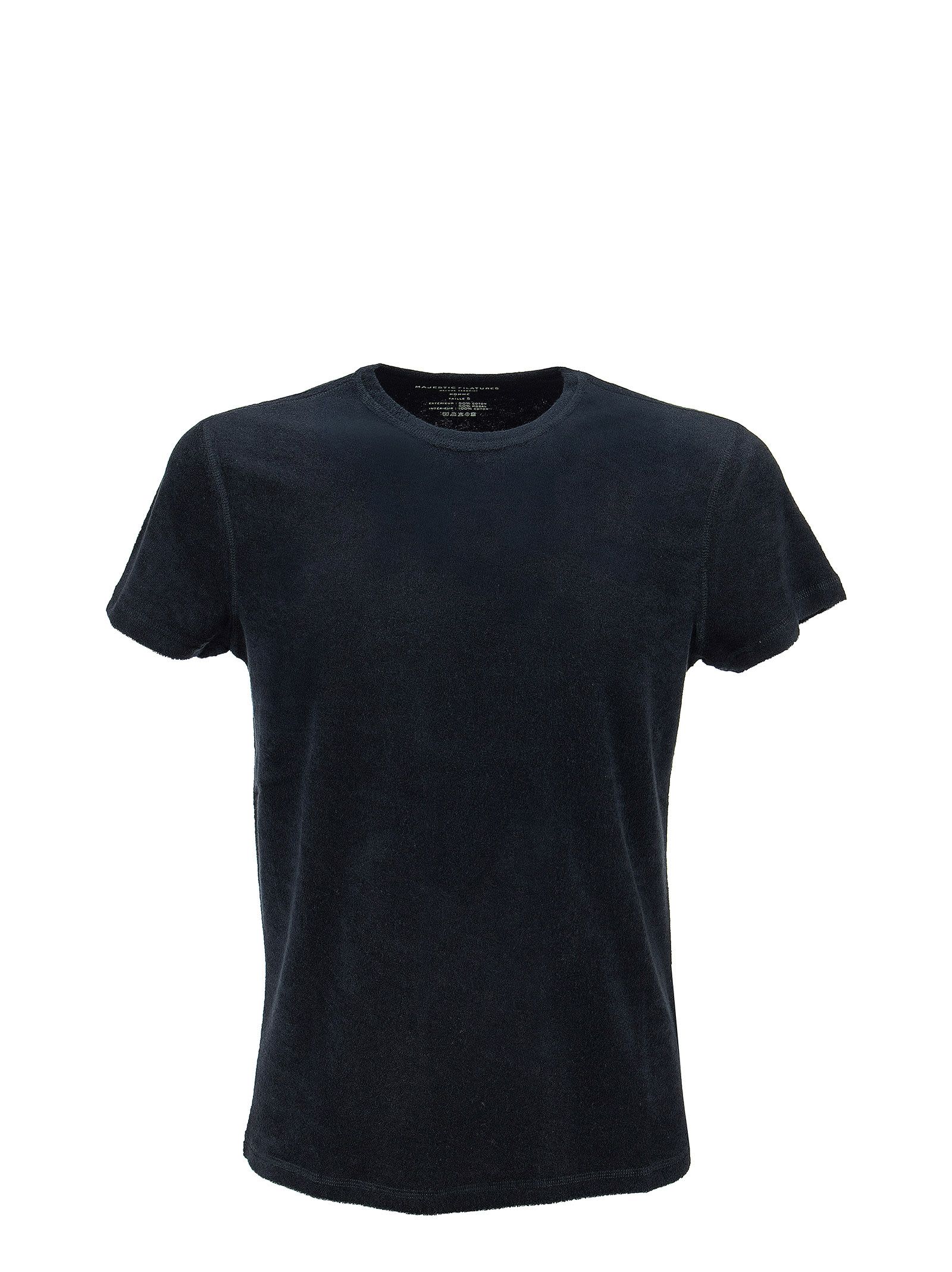 MAJESTIC COTTON AND MODAL T-SHIRT,M242 HTS040 003