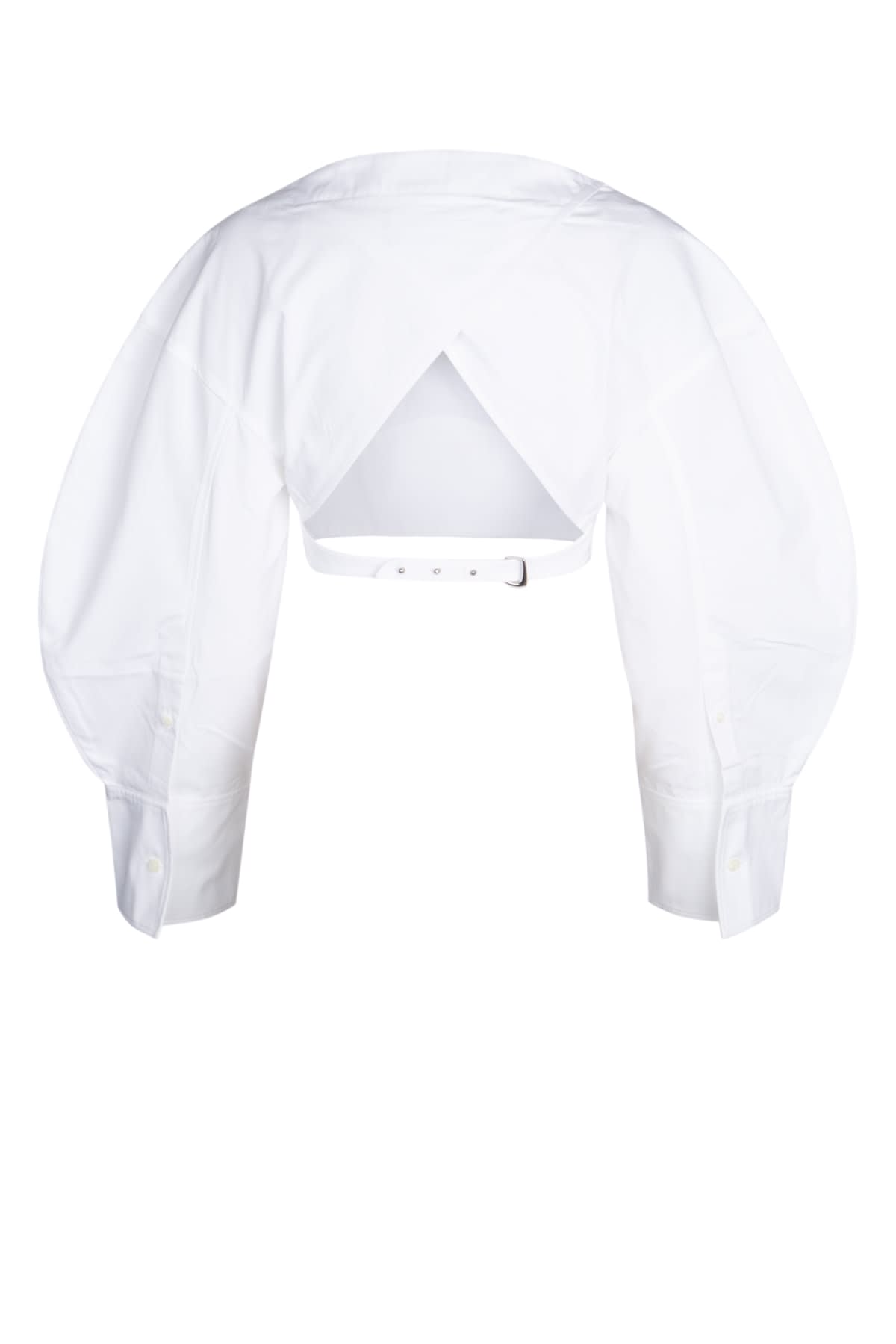 Shop Jacquemus Le Haut Casaco In White