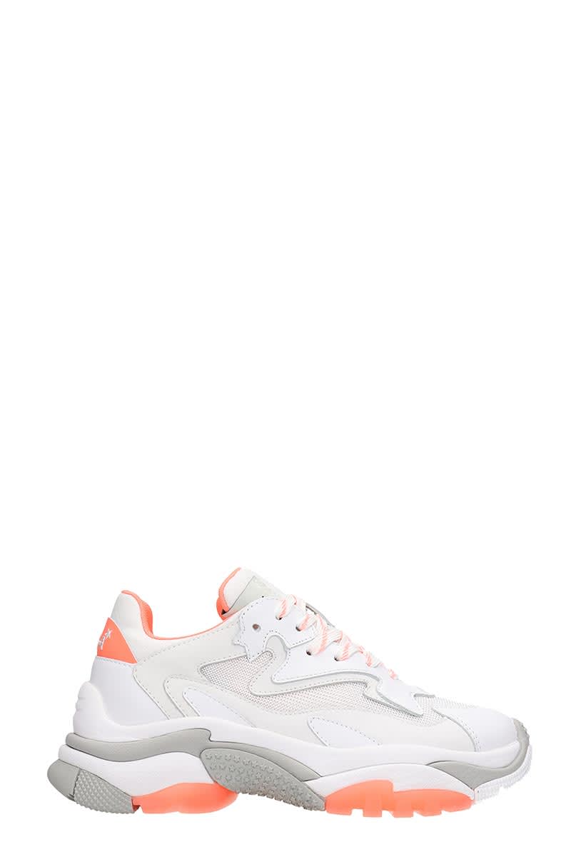 ASH ADDICT 07 SNEAKERS IN WHITE TECH/SYNTHETIC,11246146