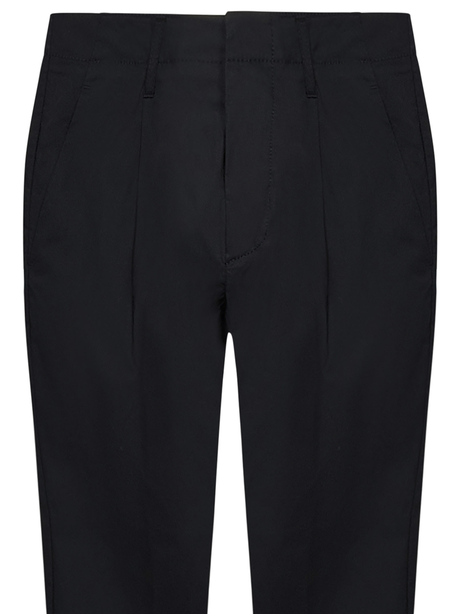 Shop Dondup Ben Trousers In Black