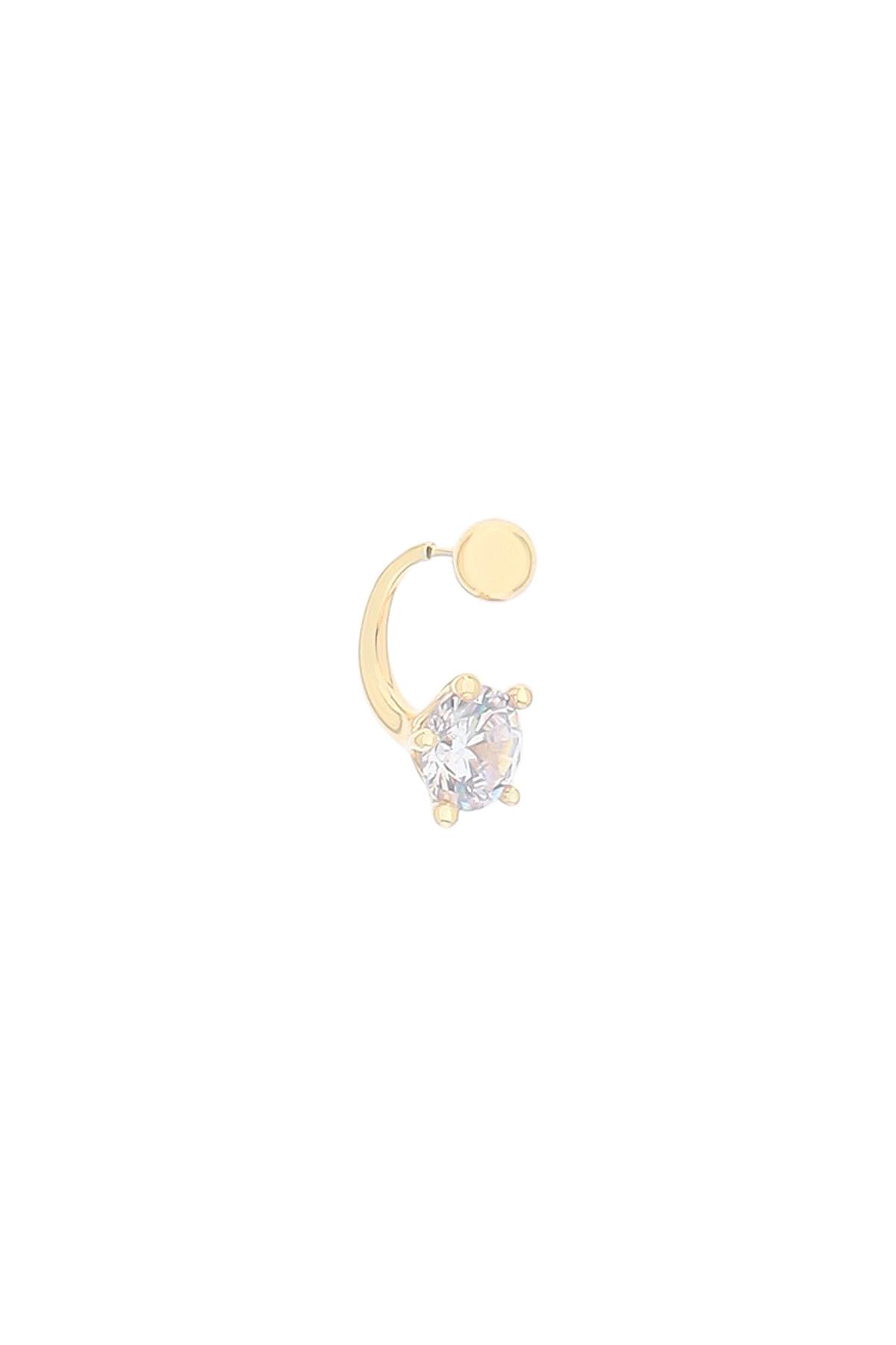 Shop Panconesi Diamanti Medium Piercing Gold In Gold (silver)