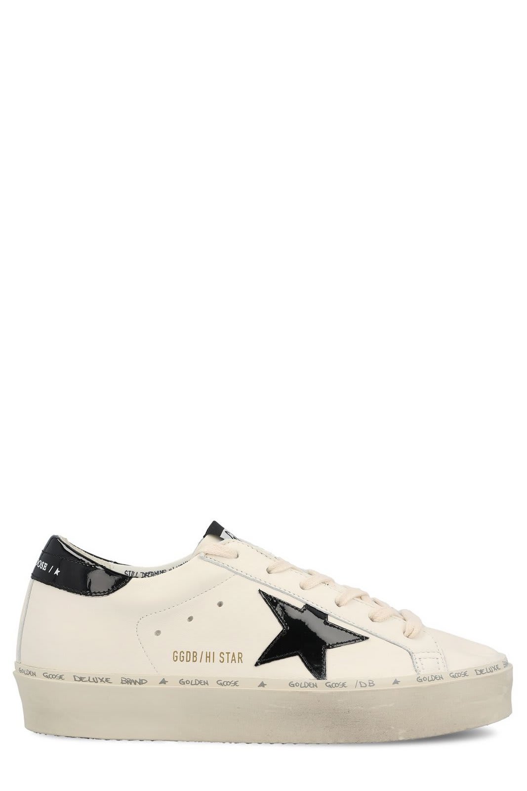 Shop Golden Goose Hi Star Low-top Sneakers In White