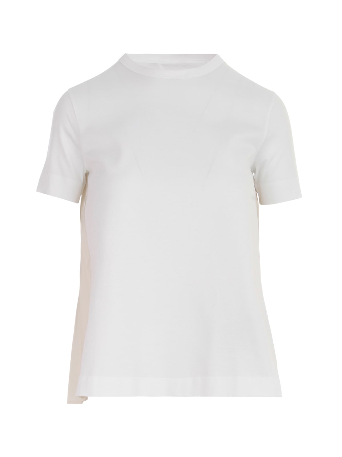 Herno Cotton Jersey Taffetas Plisse Chic T-shirt