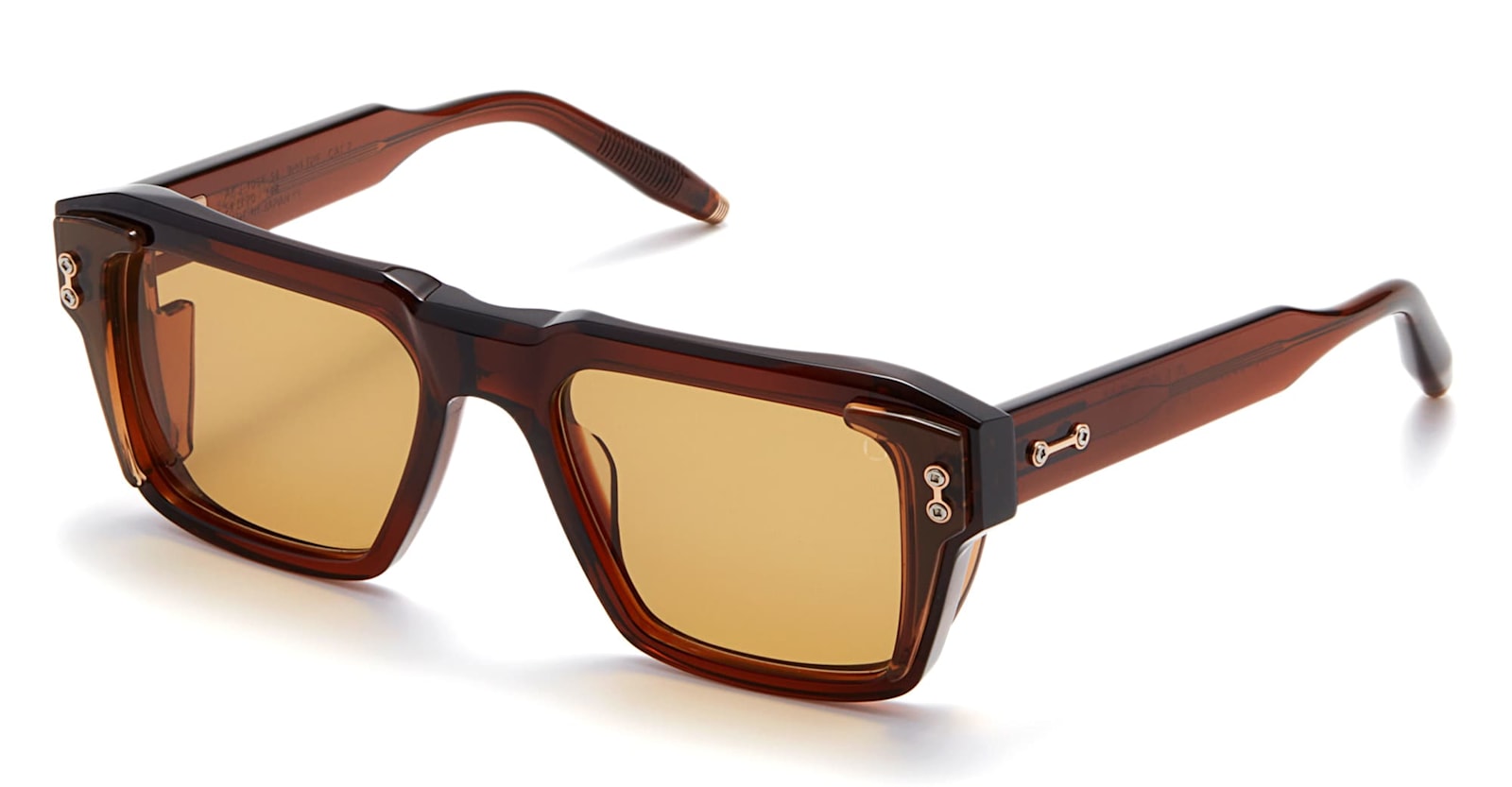Akoni Hercules - Crystal Dark Brown / Warm Taupe Sunglasses In Brown