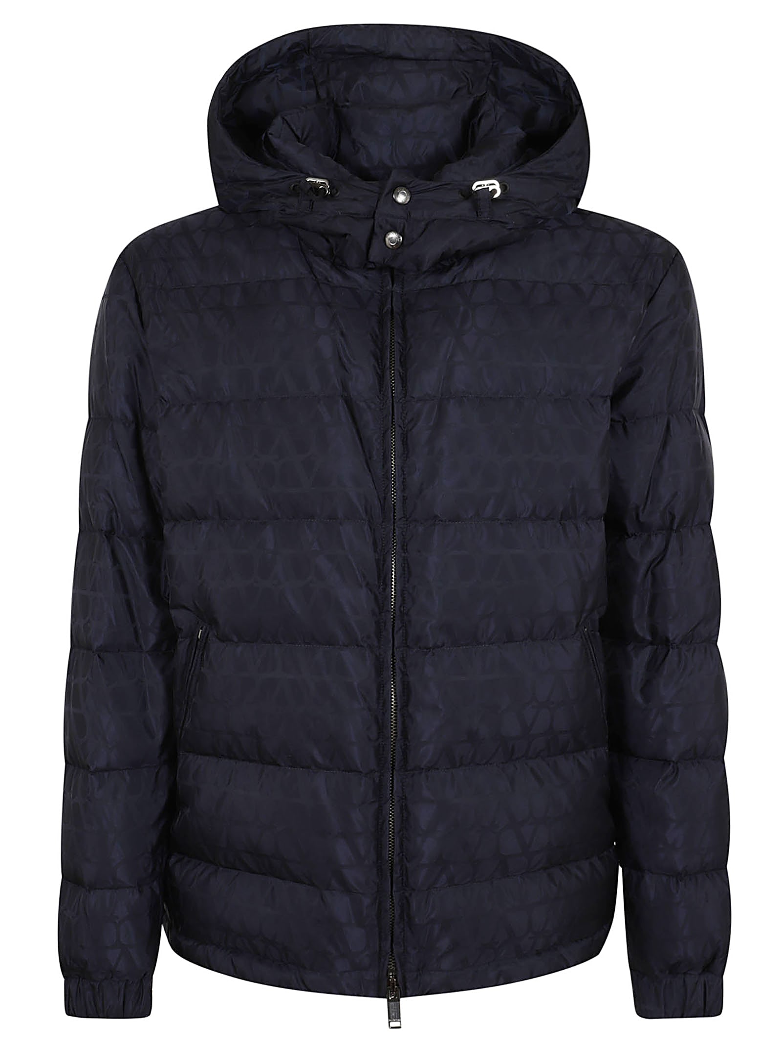 Shop Valentino Toile Iconographe Padded Jacket In St Toile Iconograph Navy Navy