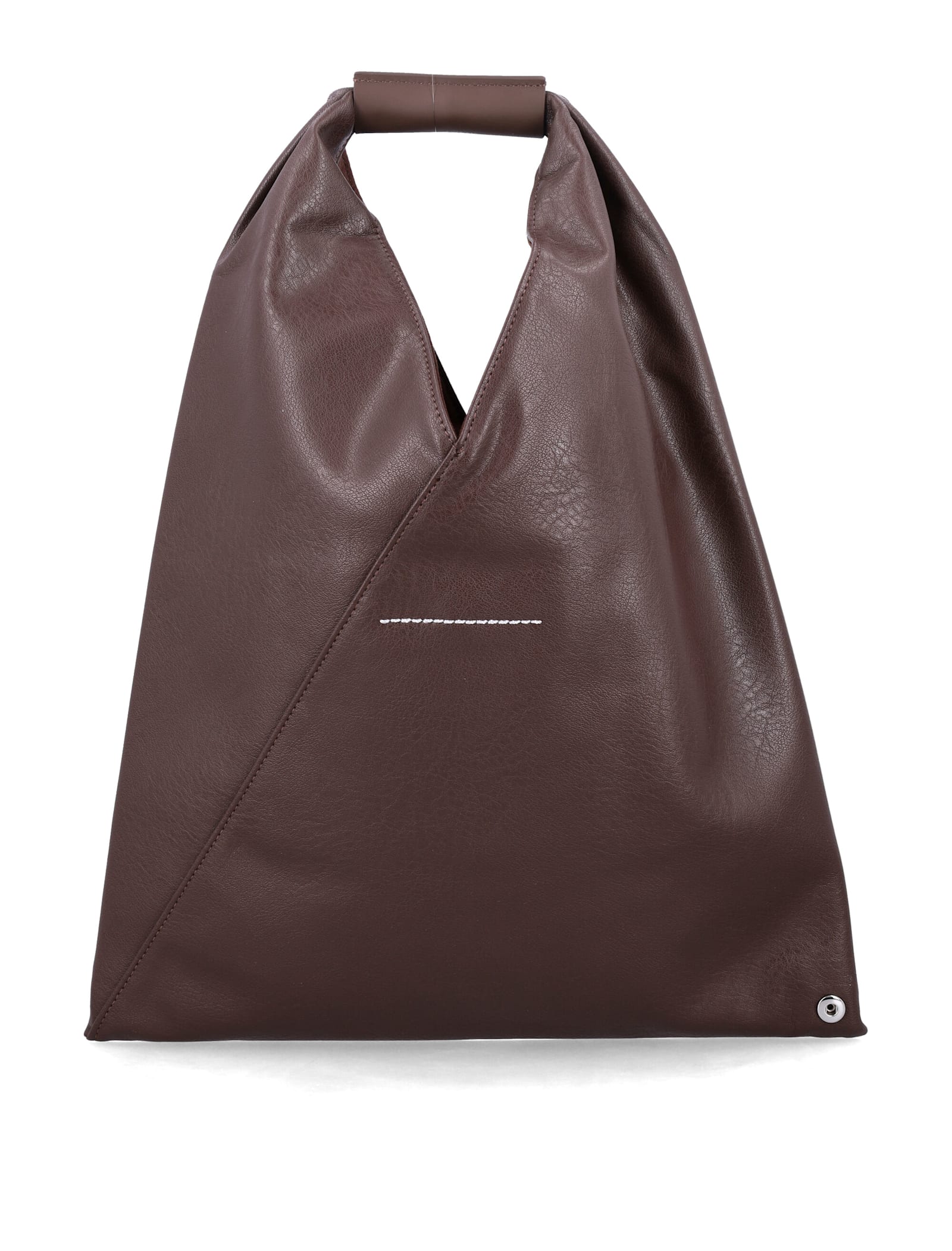 Mm6 Maison Margiela Maison Margiela Japanese Classic Small Faux Leather Bag In Brown