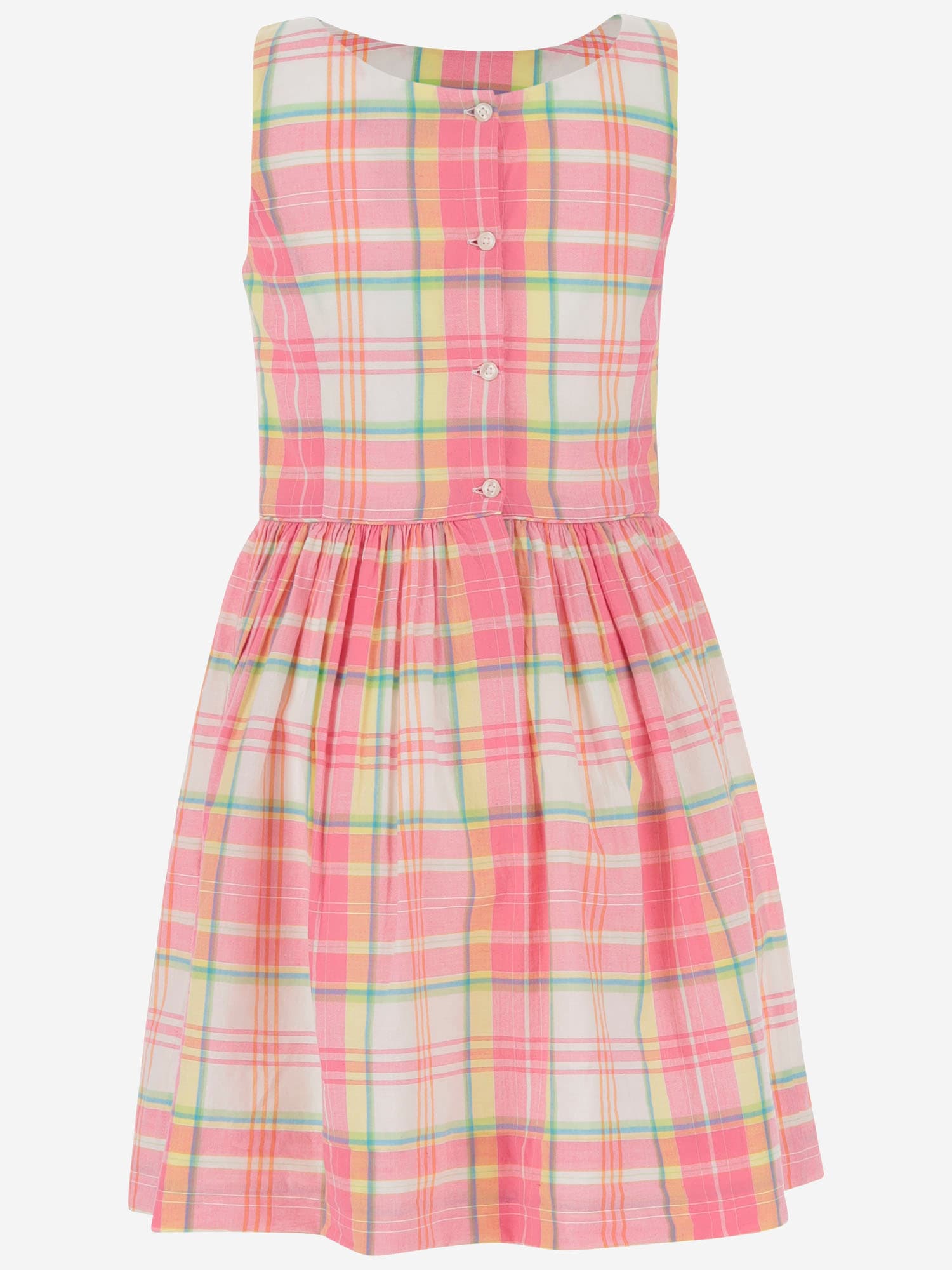 Polo Ralph Lauren Cotton Dress With Check Pattern