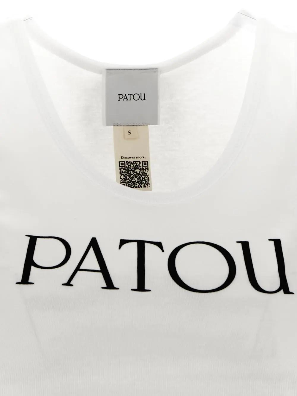 Shop Patou Iconic Tank Top In White