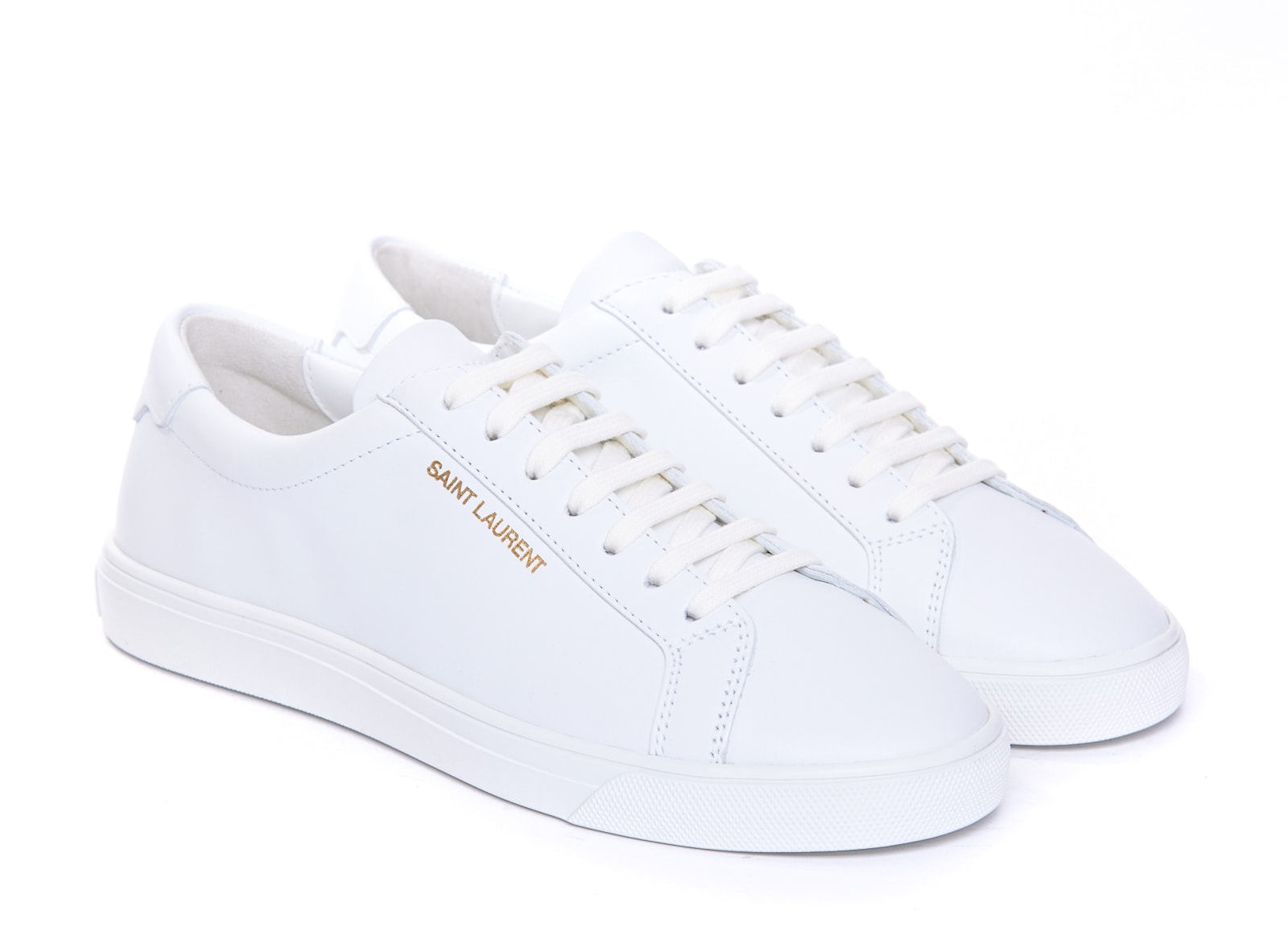 Shop Saint Laurent Andy Low Top Sneakers In White