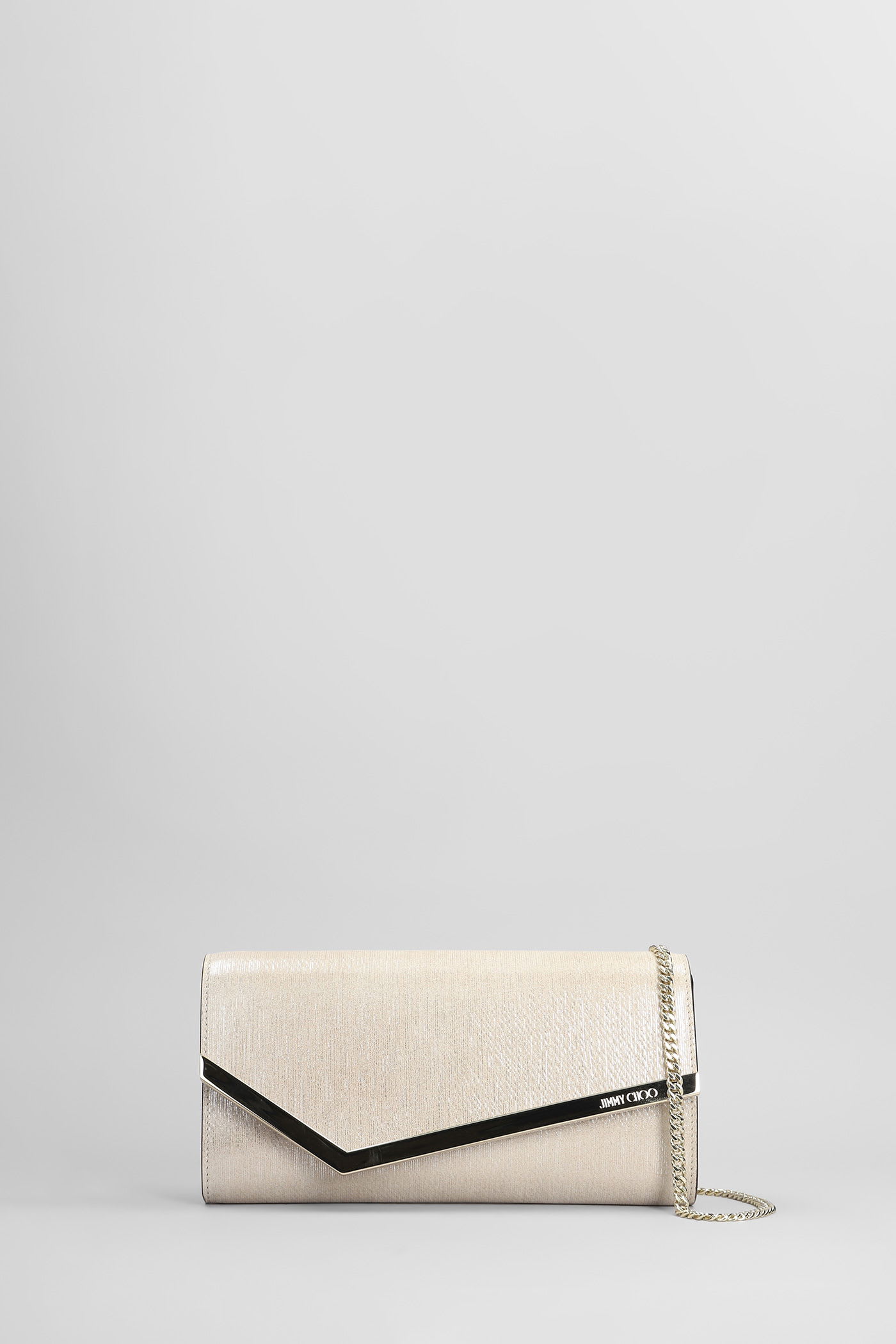 Emmie Clutch In Gold Polyester