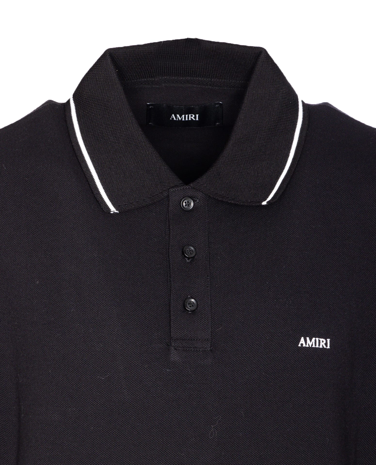 Amiri Tipped Collar Polo Shirt
