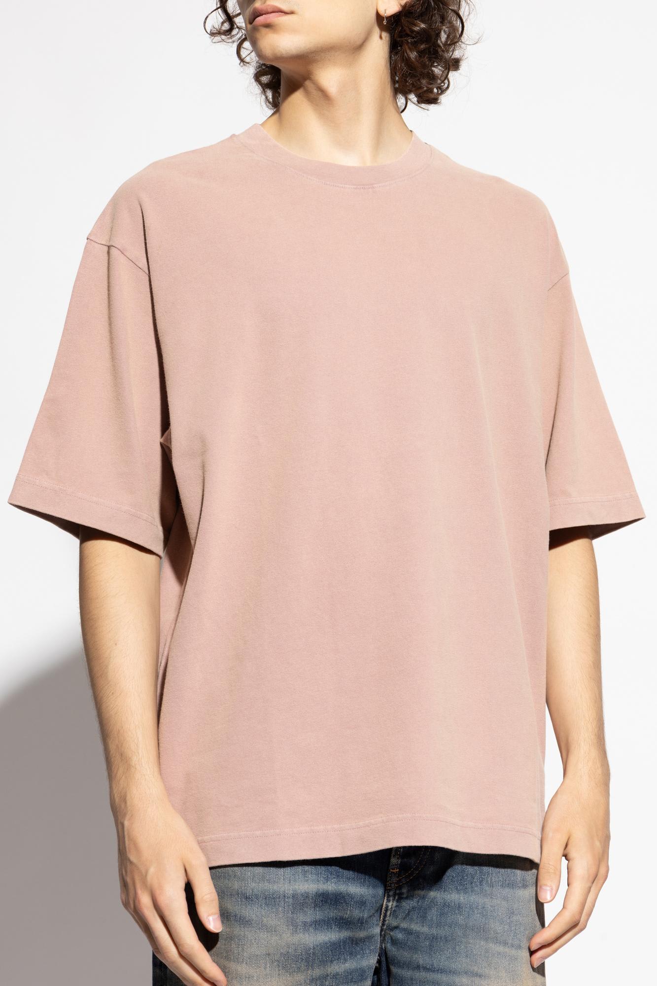 Acne Studios Cotton T-shirt In Pink