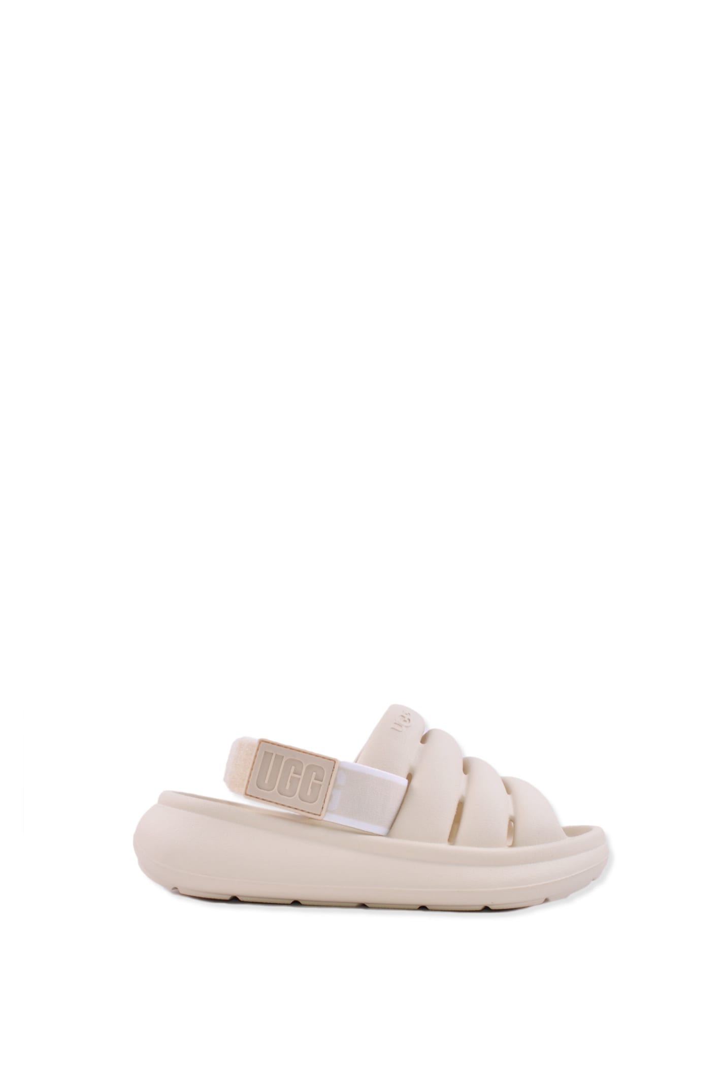 Ugg Kids' Sandals With Strap In White