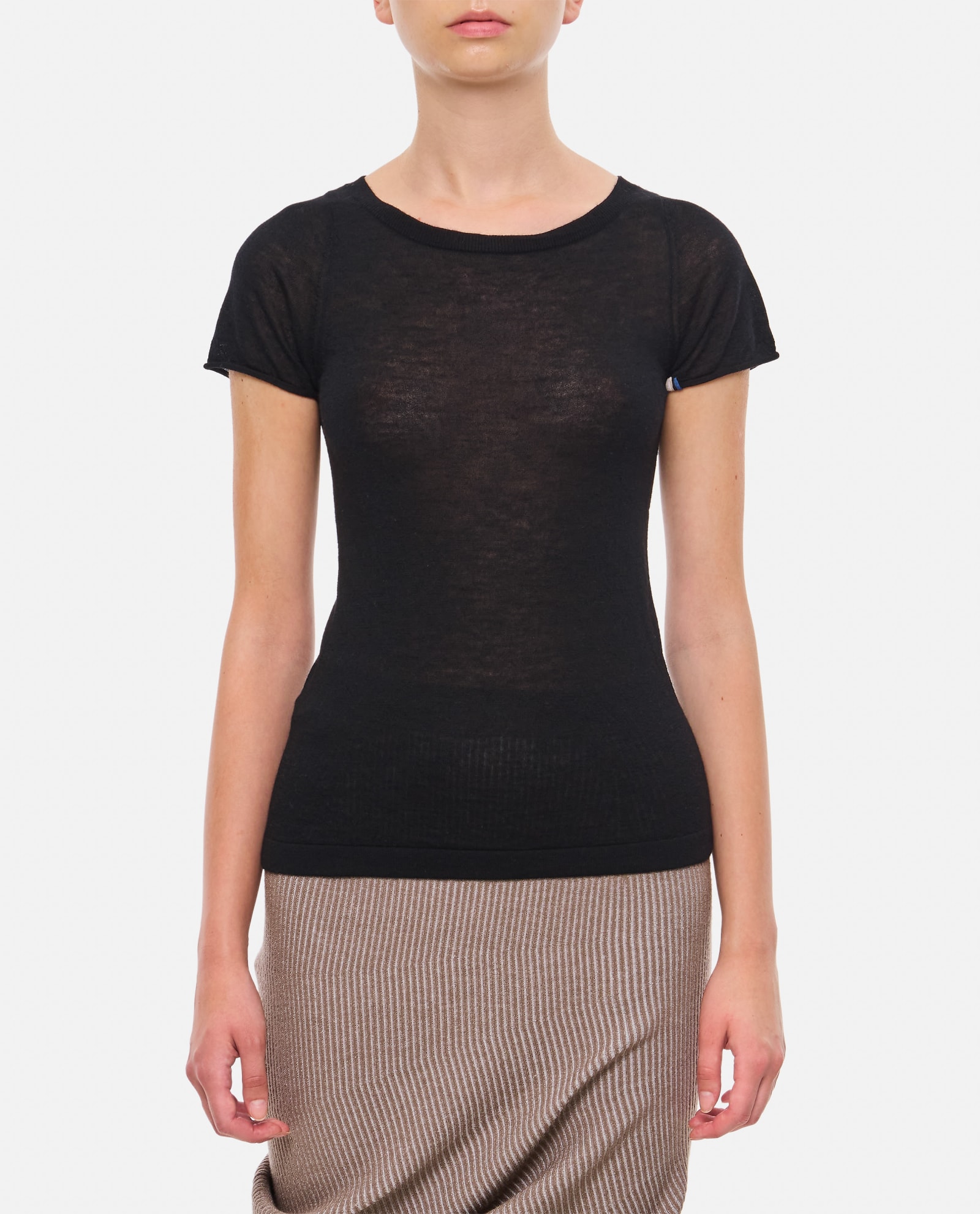 Shop Extreme Cashmere Cashmere T-shirt In Black