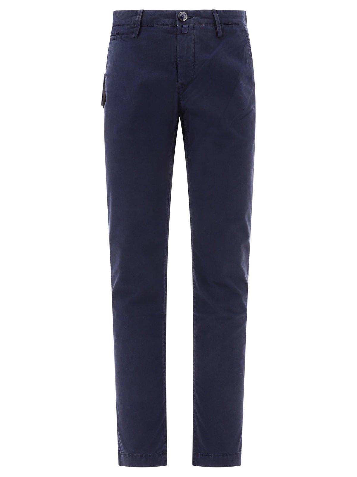 Shop Jacob Cohen Bobby Straight-leg Slim-fit Chinos  In Champagne