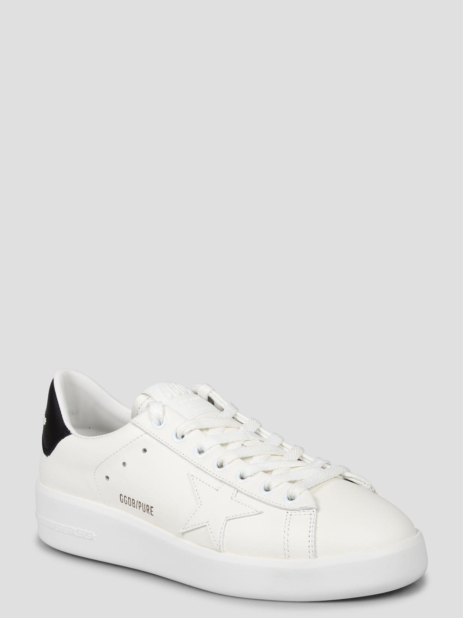 Shop Golden Goose Pure Star Sneakers In White