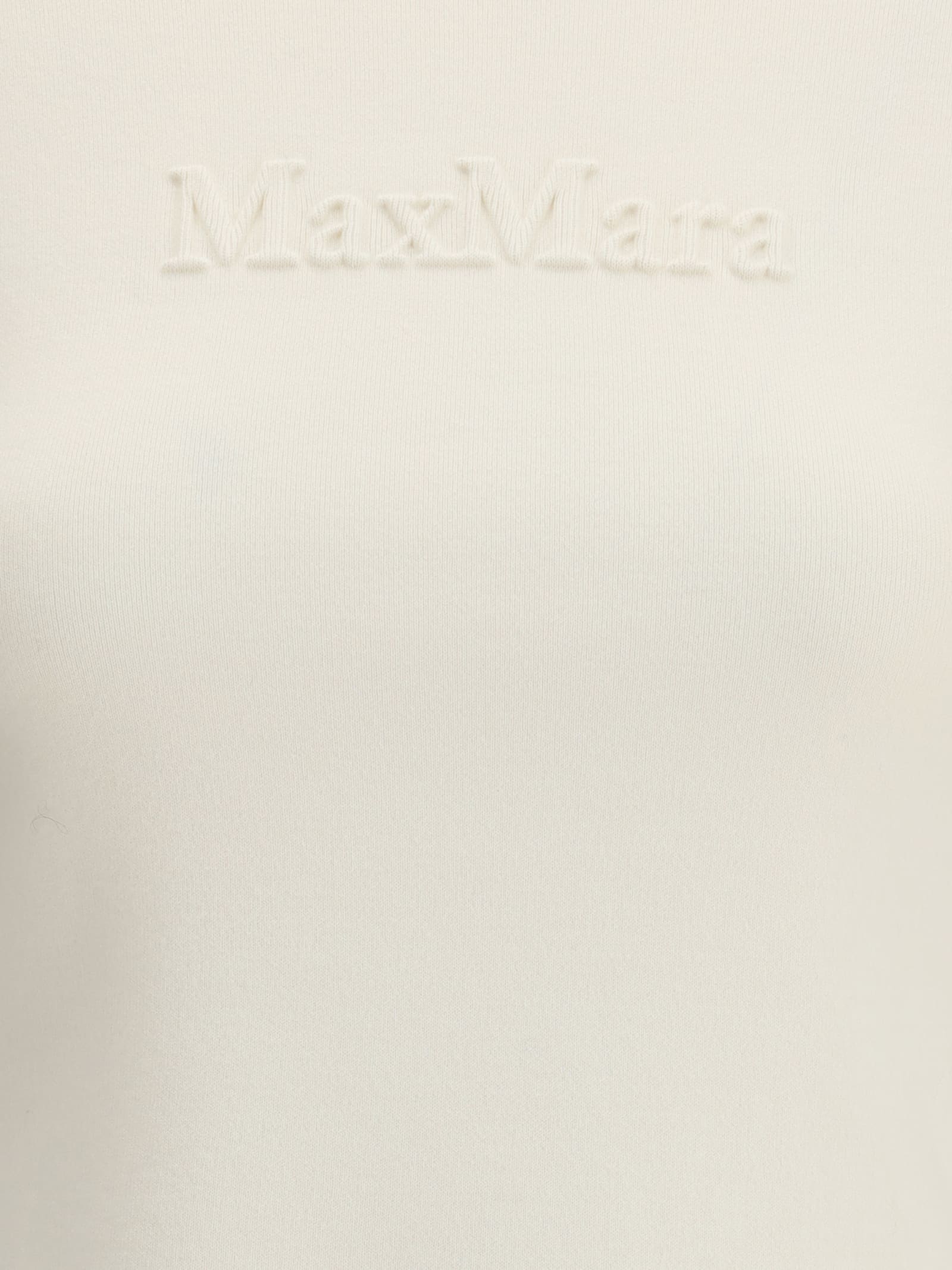 Max Mara Ticino Sweater In White