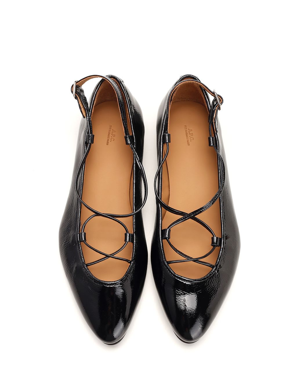 Apc Katie Pointed Toe Shoes F In Black
