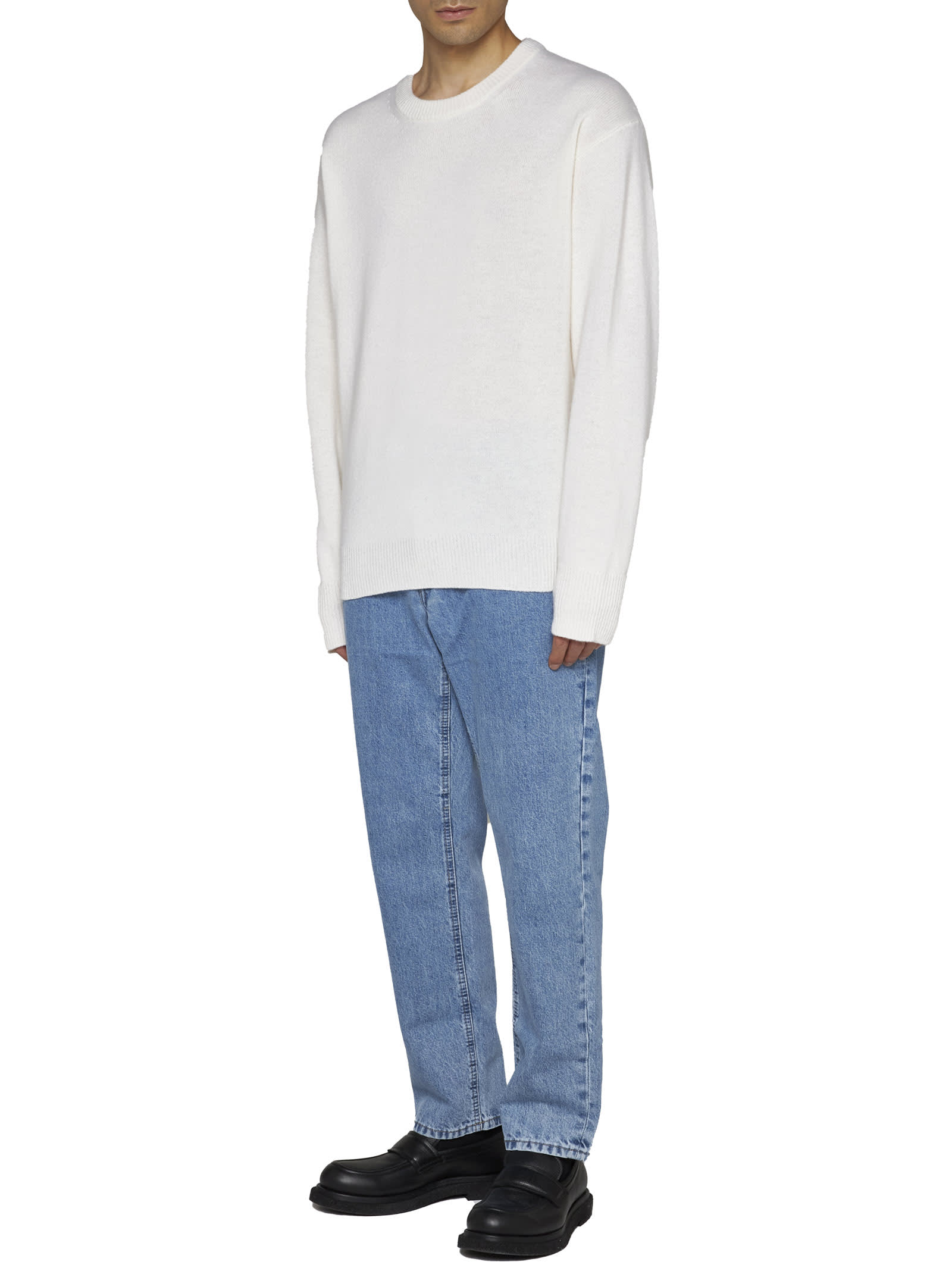 Shop Roberto Collina Sweater In Ivory