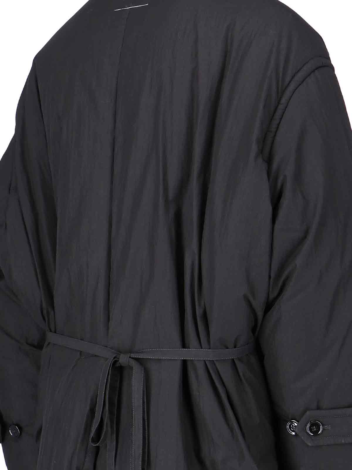 Shop Mm6 Maison Margiela Oversize Jacket In Black