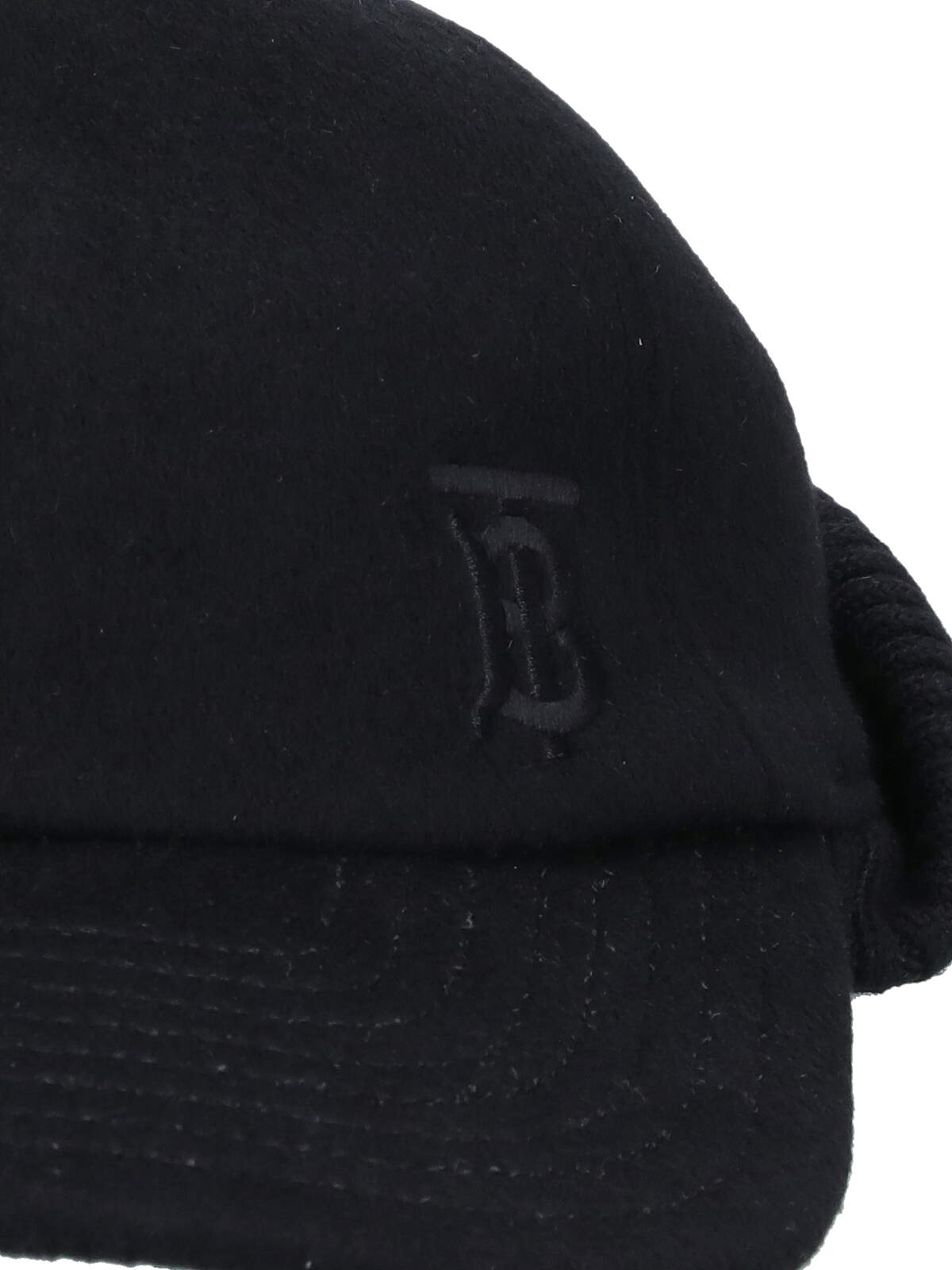 Shop Burberry Logo Baseball Cap In Black