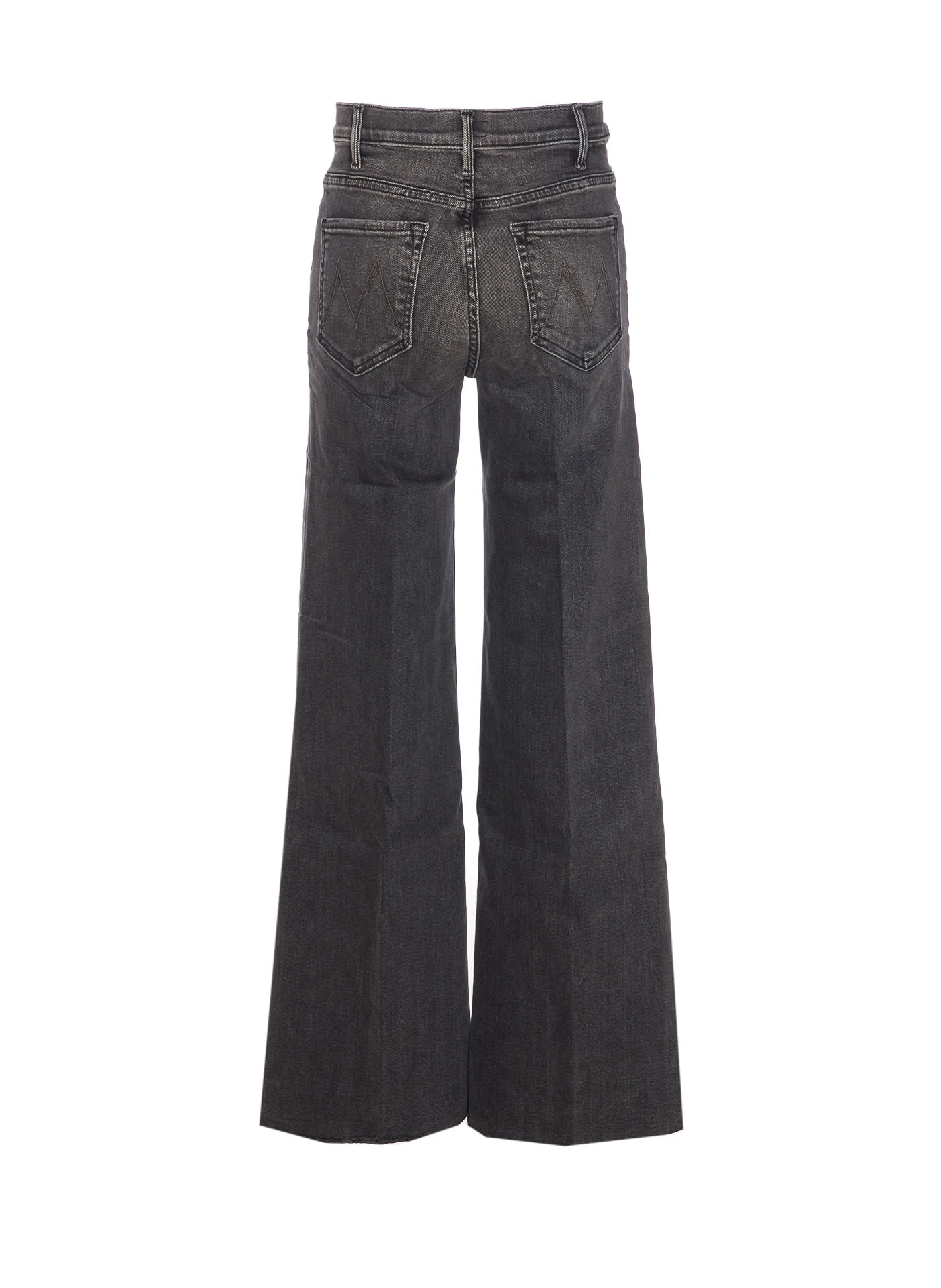 Mother The Hustler Roller Jeans In Gray