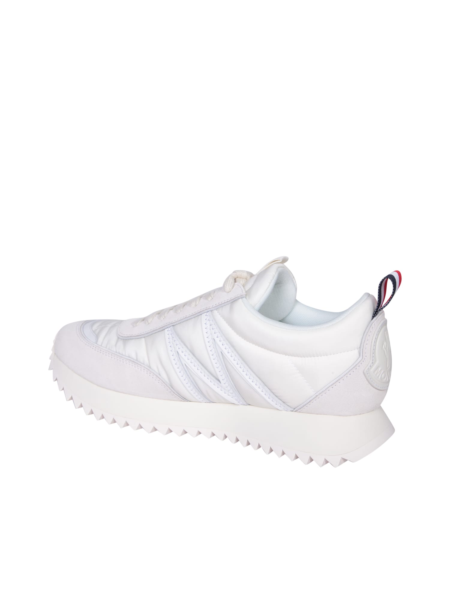 Shop Moncler Pacey Low White Sneakers