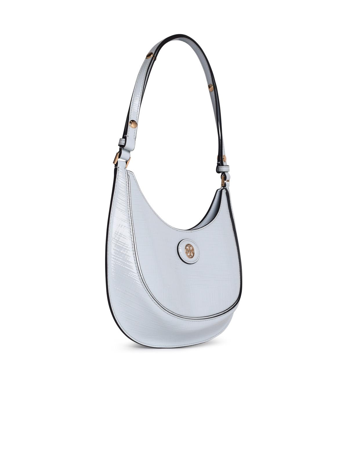 Shop Tory Burch Snip Shoulder Bag In Ice Blue